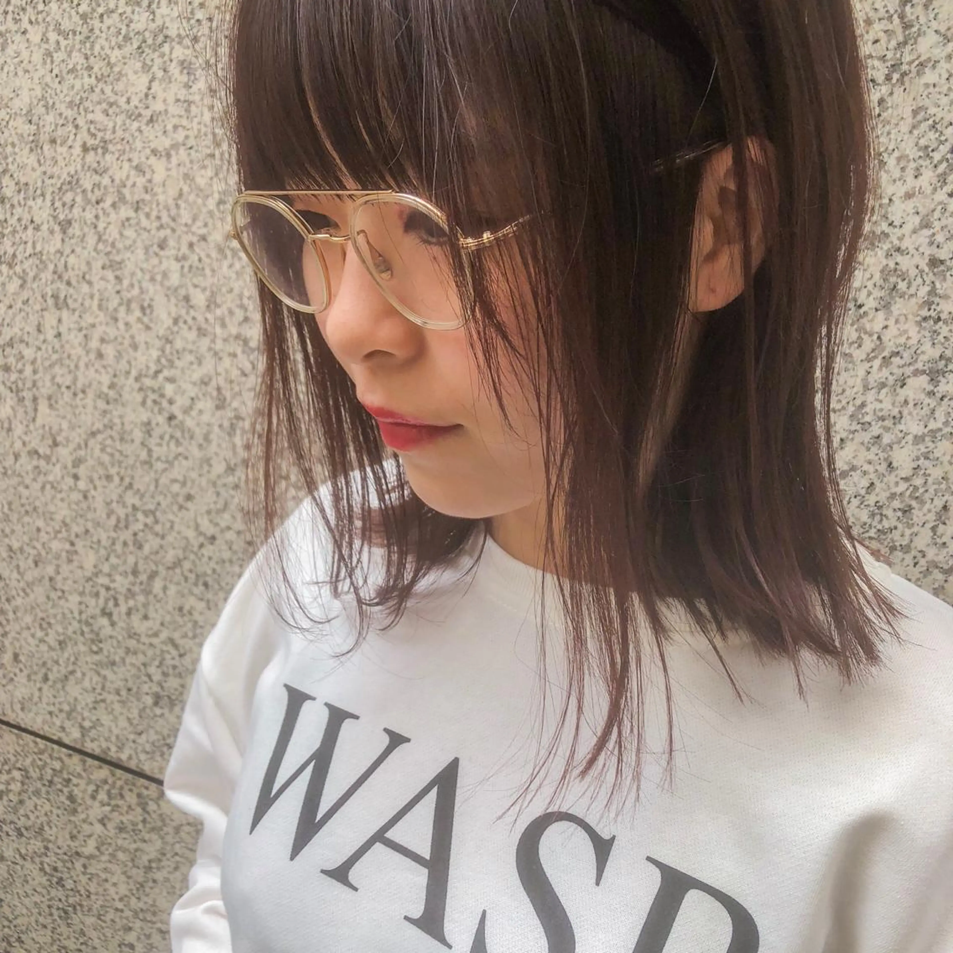 セミロング nessヤマサキ リュウタのヘアスタイル