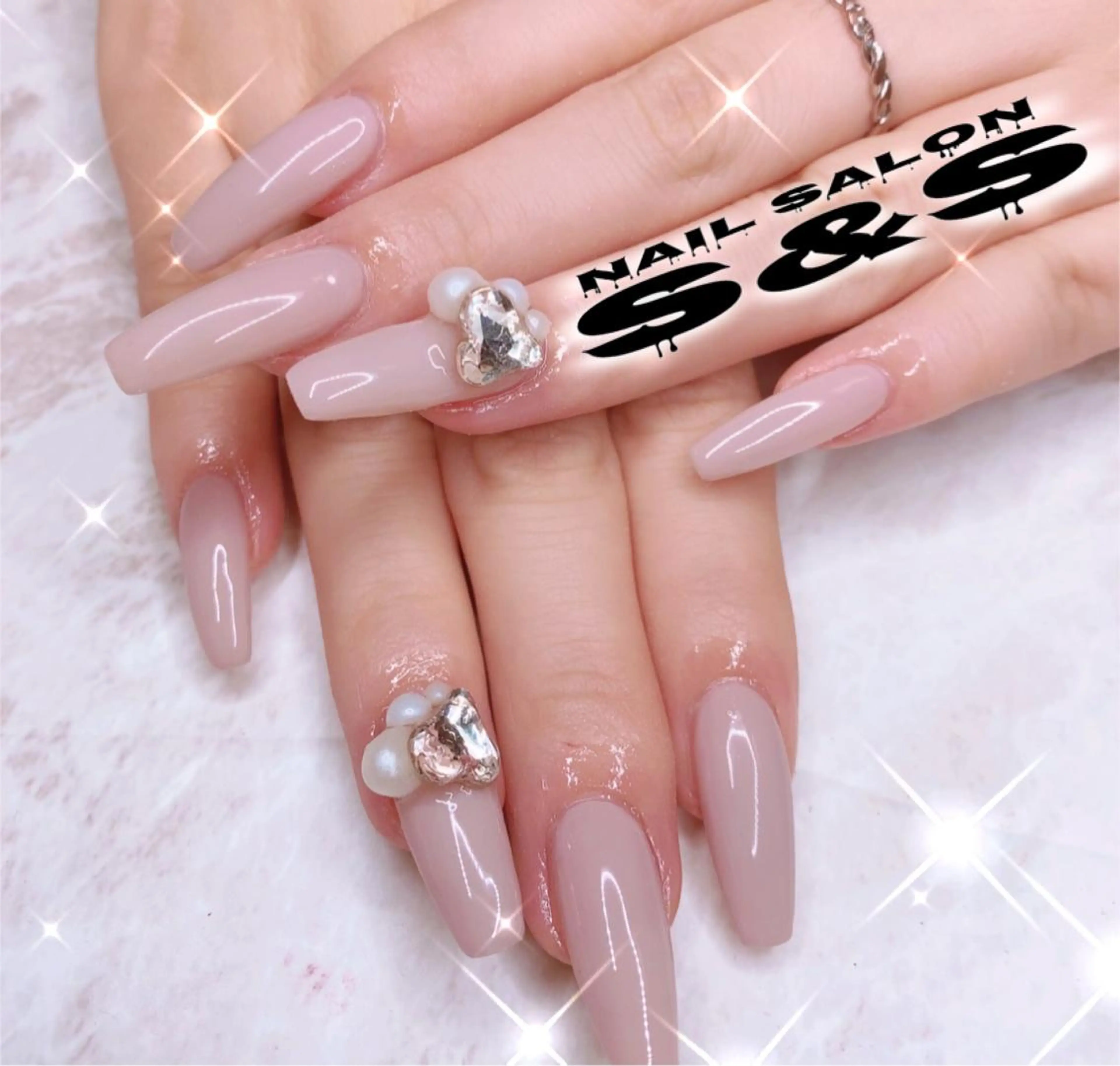 ネイル 長さ出し メンズネイル 持ち込み スカルプネイル S&S 村田小百合のネイルデザイン