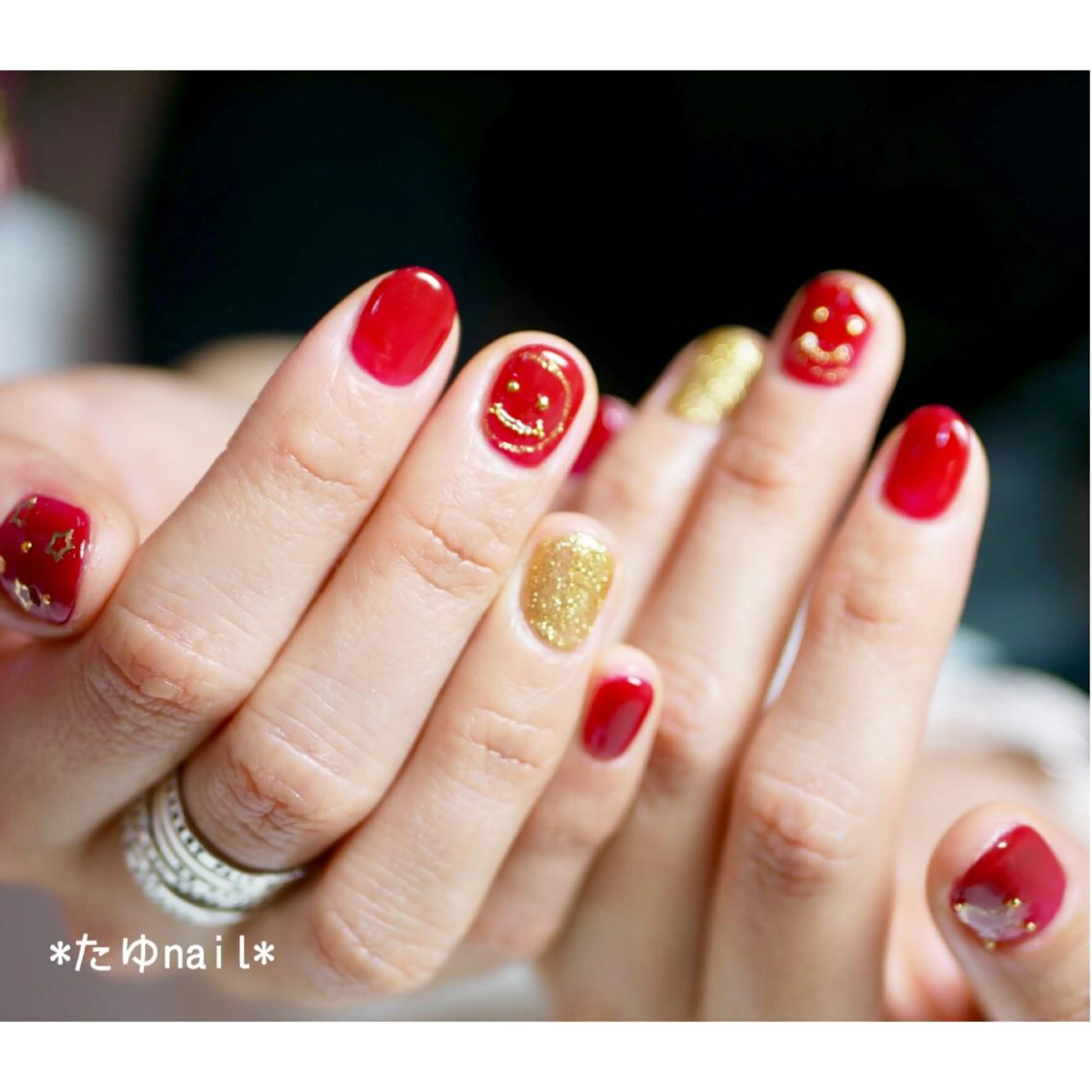 ネイル ハンドネイル ネイルサロン・ネイルスクール　たゆnail所属・ネイルサロン 【たゆnail】のネイルデザイン