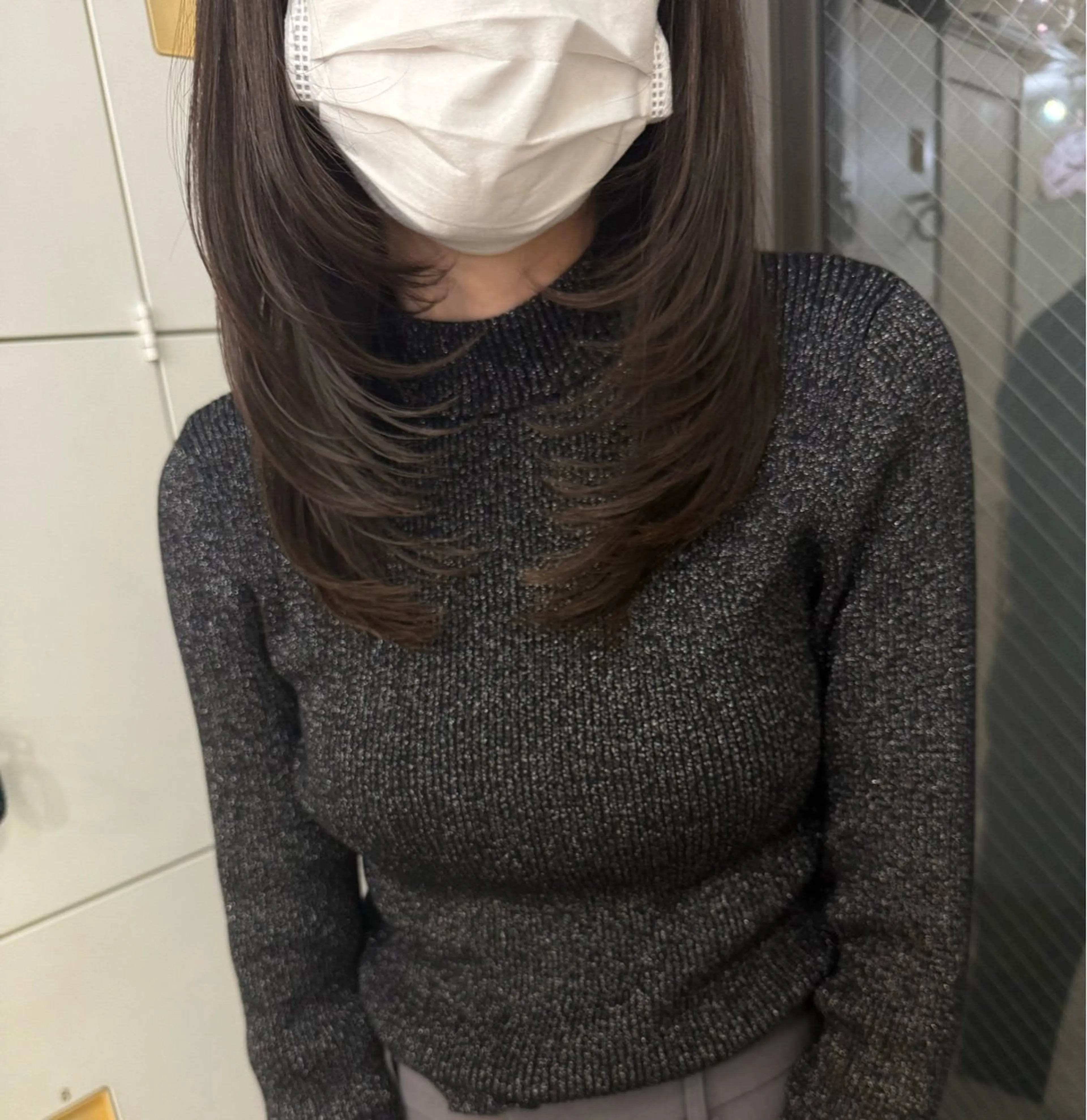 ミディアム Rinka/レイヤー /透明感カラーのヘアスタイル