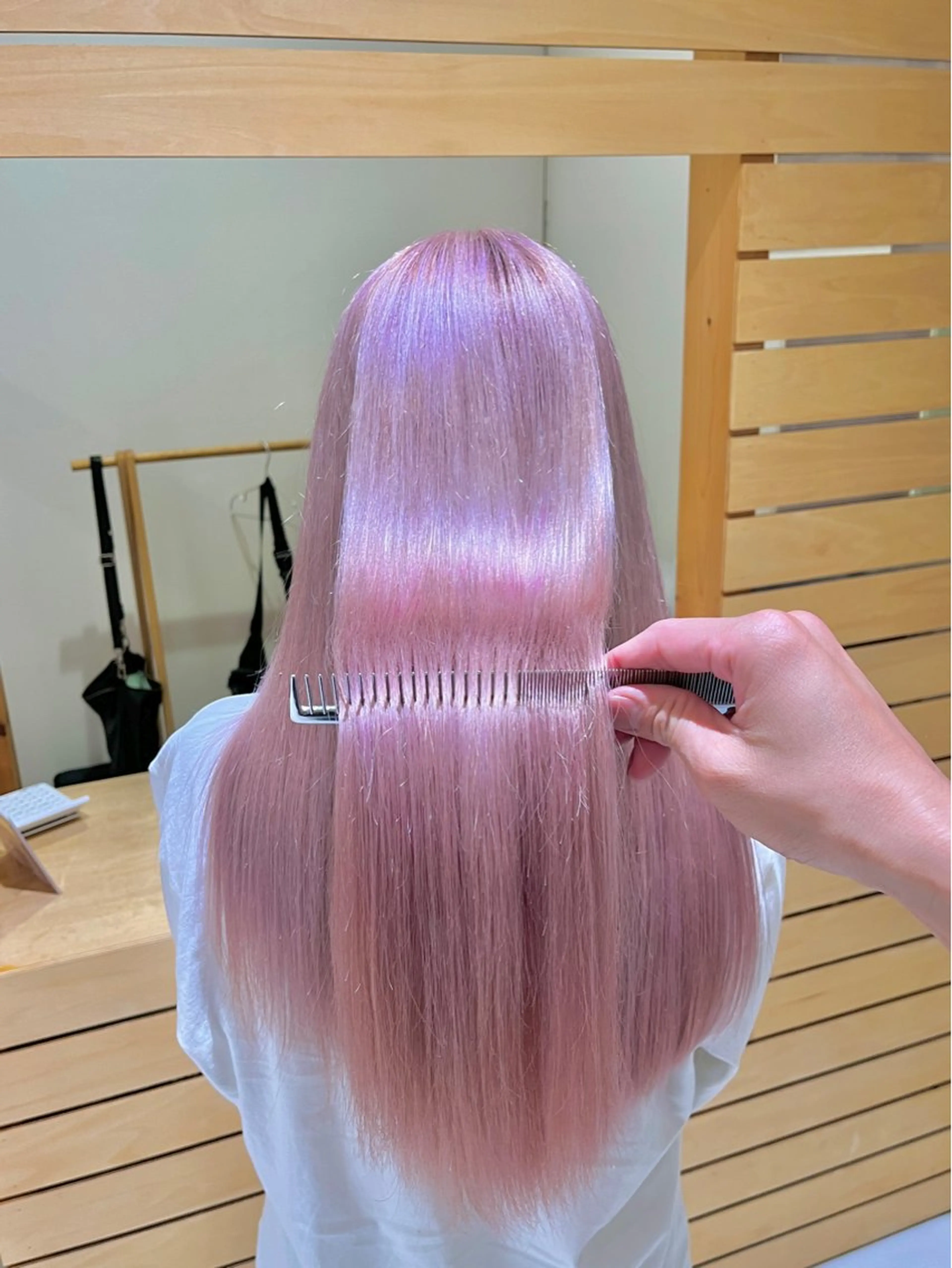 ロング カラー ブリーチ ヘアカラー トリートメント RUBEUS【ルベウス】所属・✨艶々カラー🎨 杉本賢人のヘアスタイル