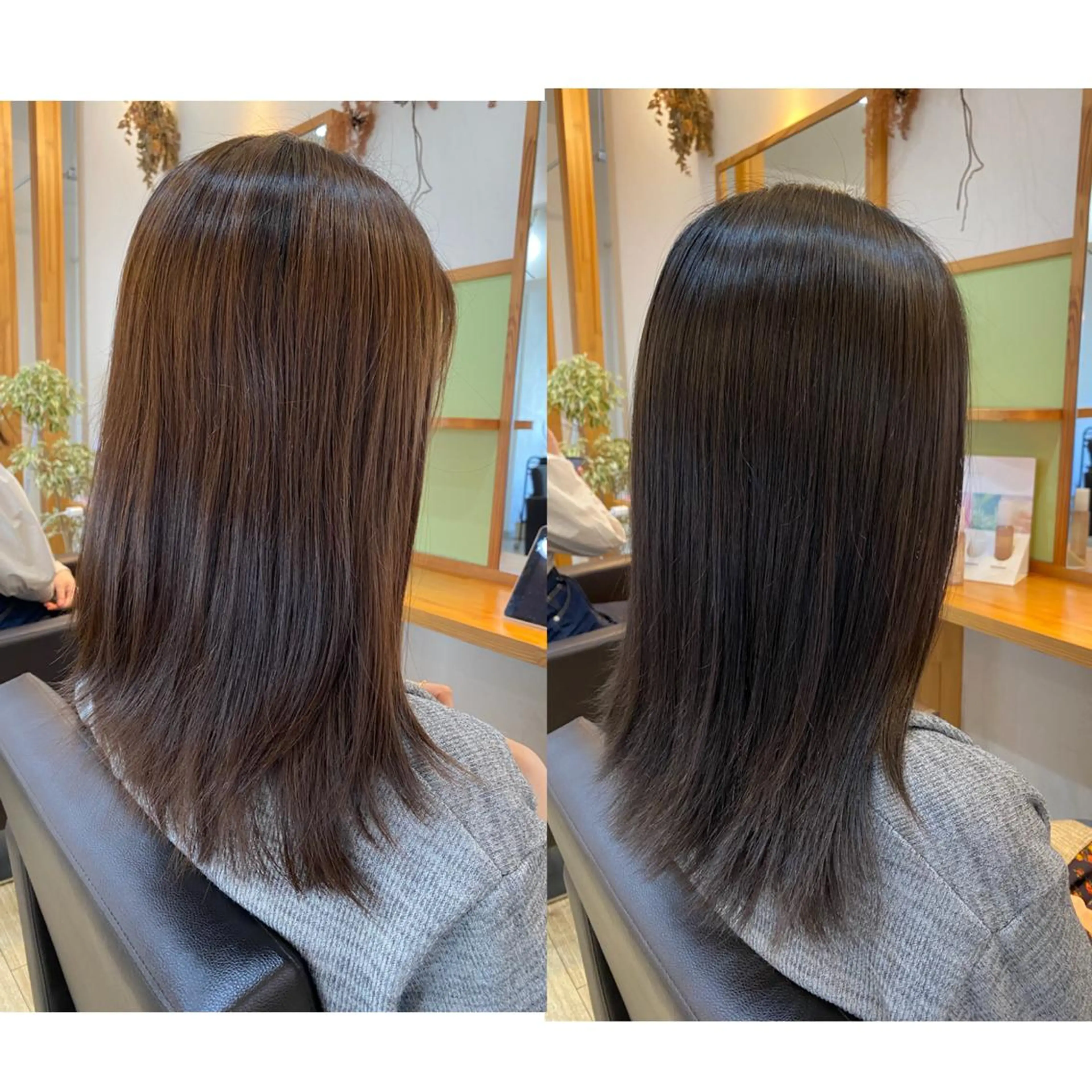 髪質改善+カットの写真