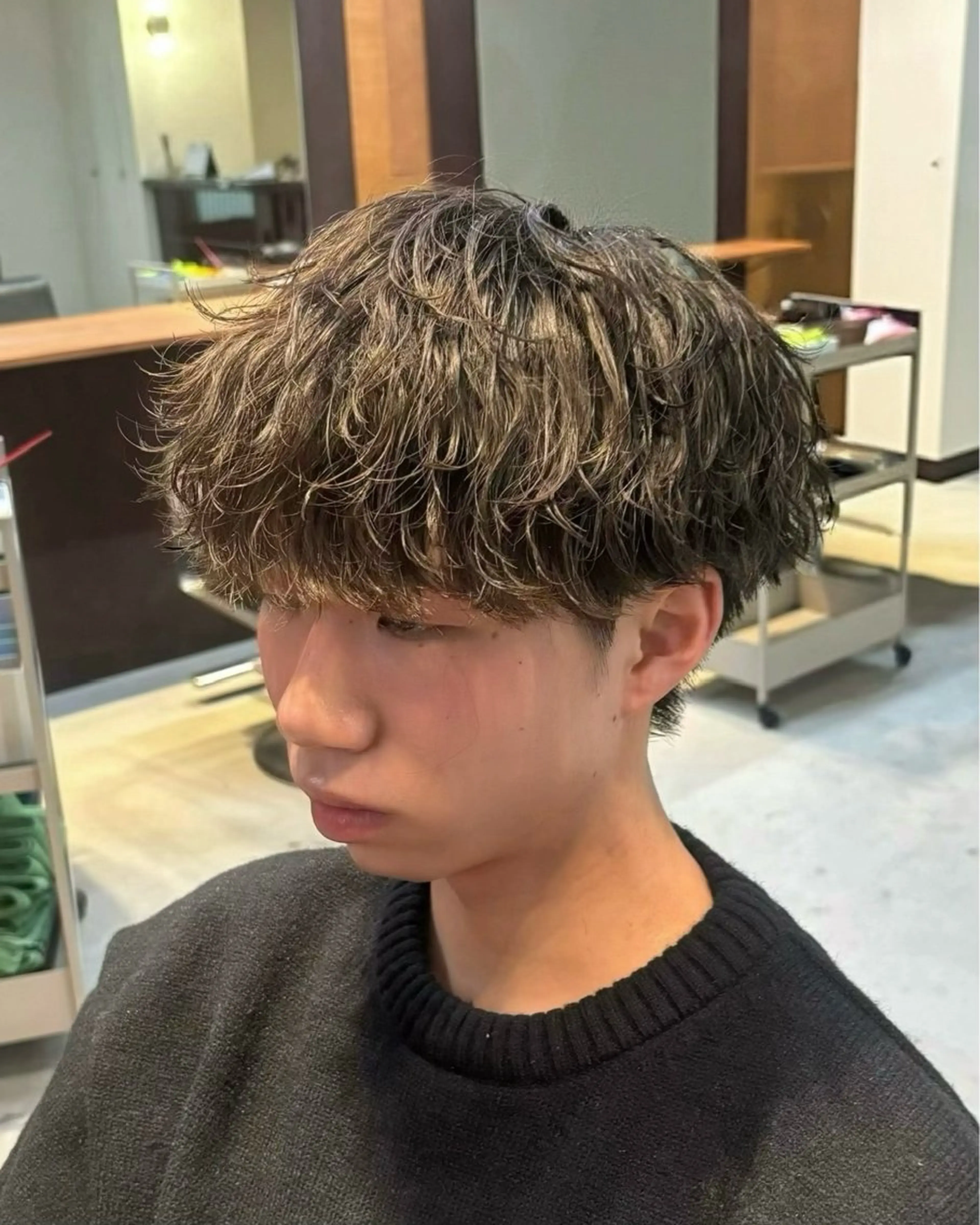 パーマ カット パーマ kota 【波巻き／シャドウ】のヘアスタイル