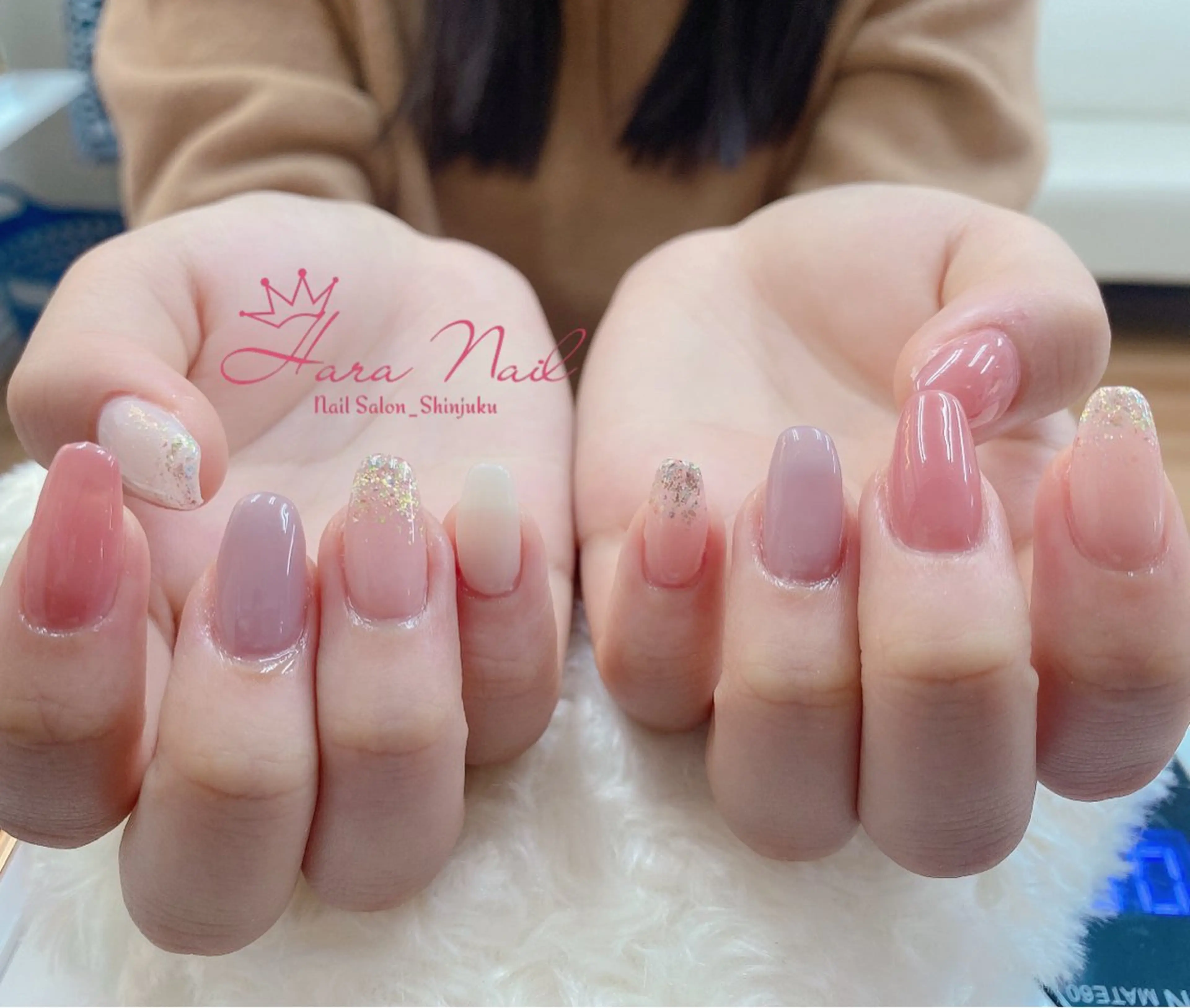 ネイル ハンドネイル ハンドケア Hara Nail 【パラジェル使用】のネイルデザイン