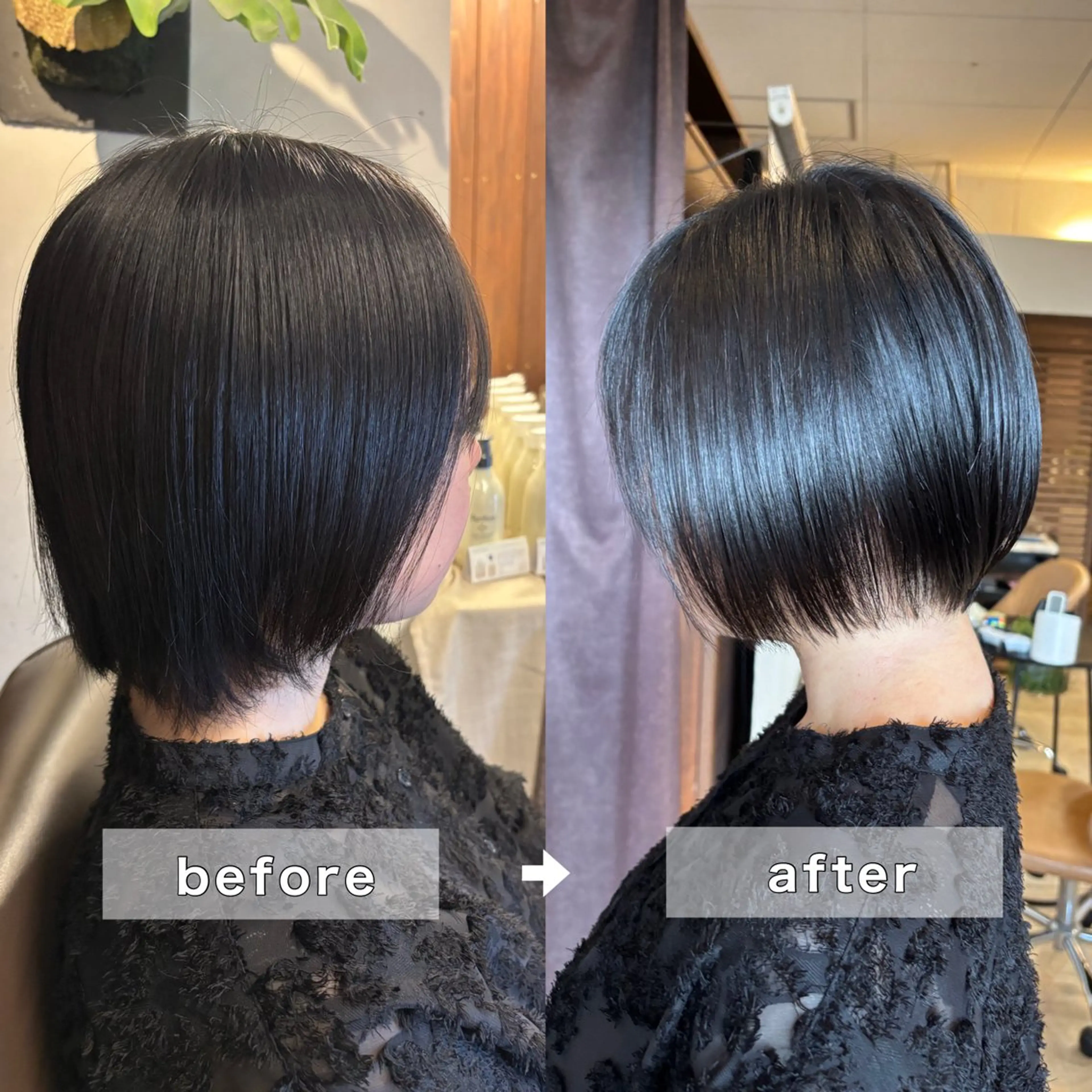 レディース限定カットモデル募集🍀【金曜日am10時​〜​限定】スタイル限定 ➡︎ボブ・丸みショート・くびれショート・ウルフの写真