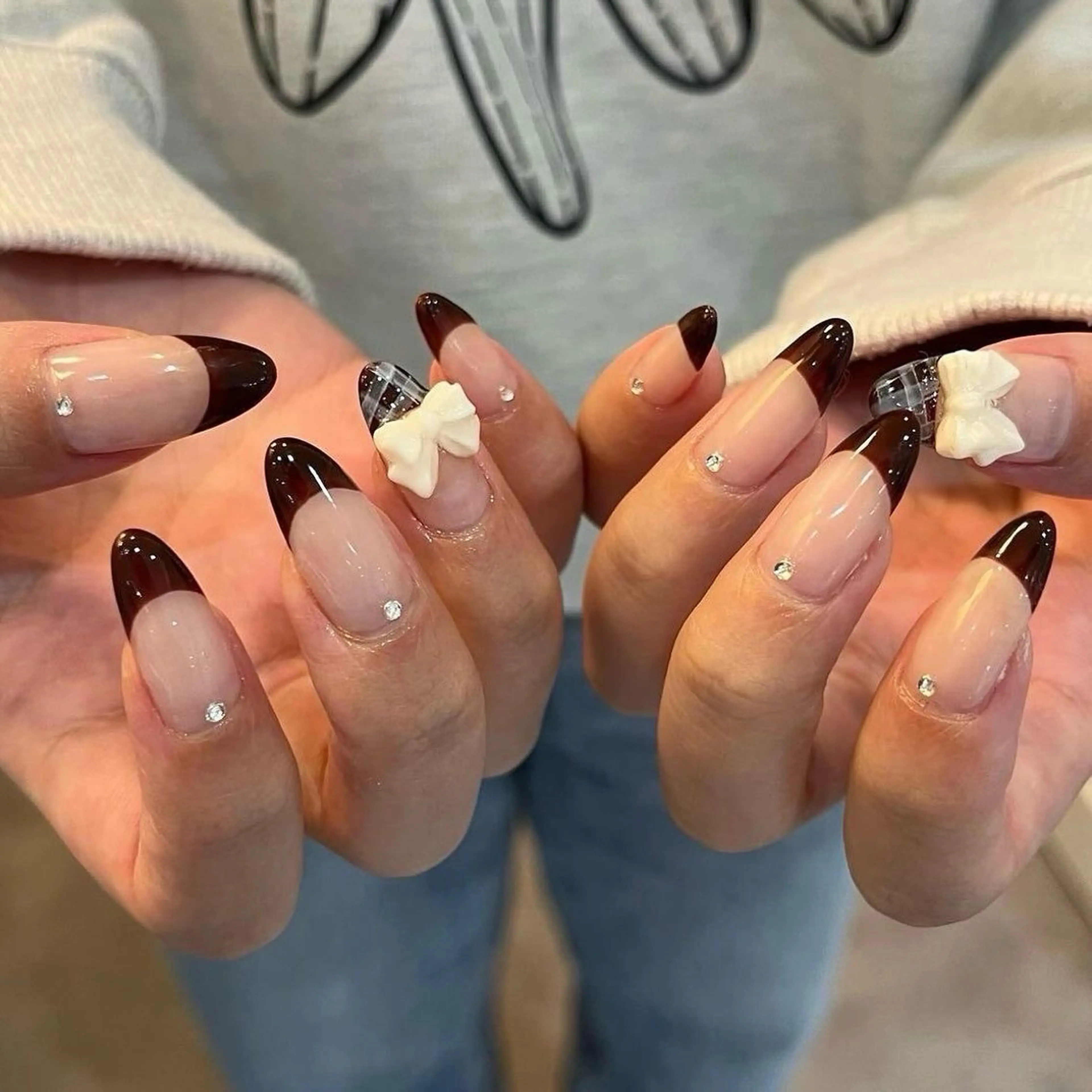 ネイル 韓国ネイル 持ち込み ハンドネイル EMI ANA.CHUOのネイルデザイン