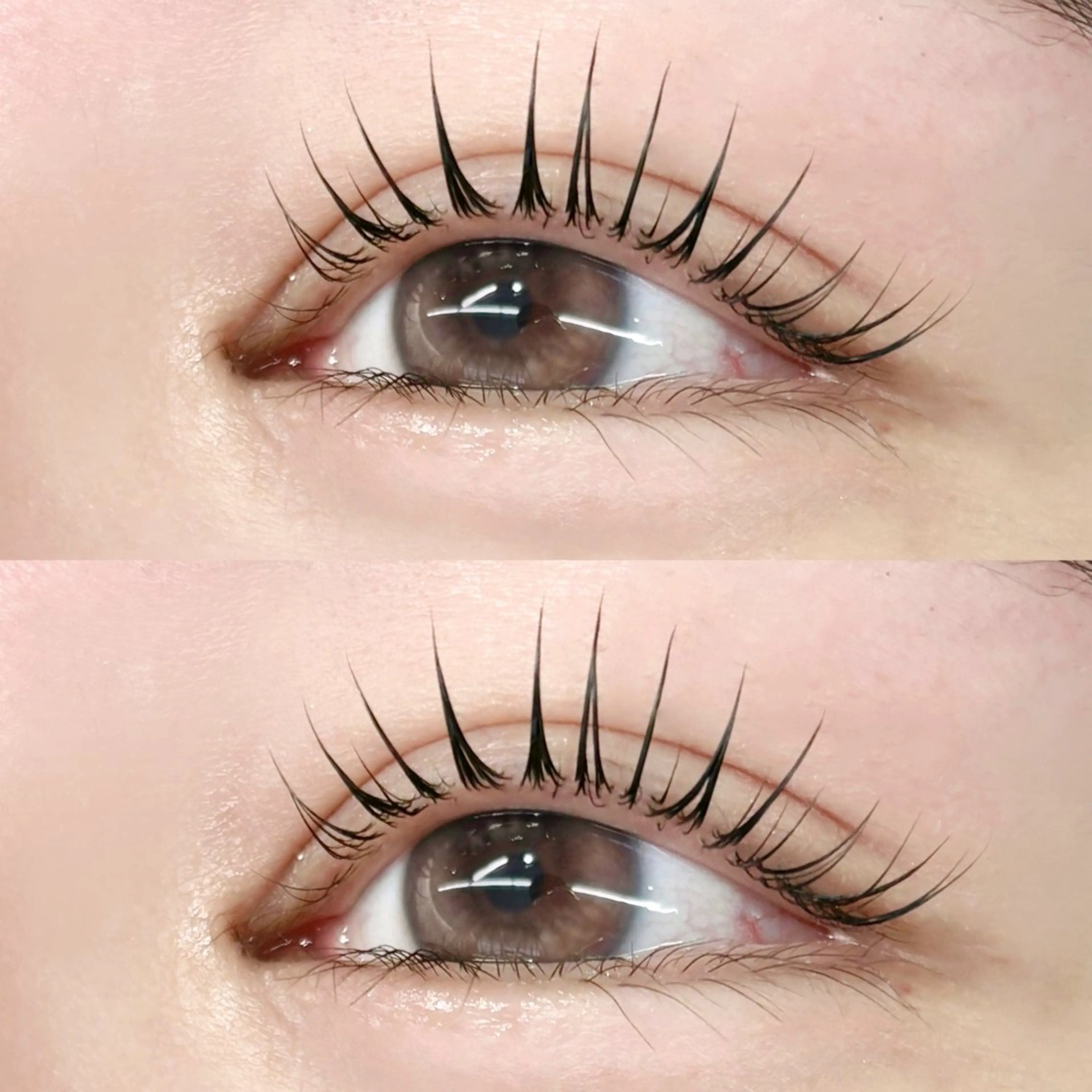 マツエク・マツパ 束感まつ毛 韓国風マツエク パリジェンヌラッシュリフト まつげパーマ 一重×まつ毛パーマ 🎀パーソナル眉⌇ 束感まつ毛MIOのマツエク・マツパデザイン