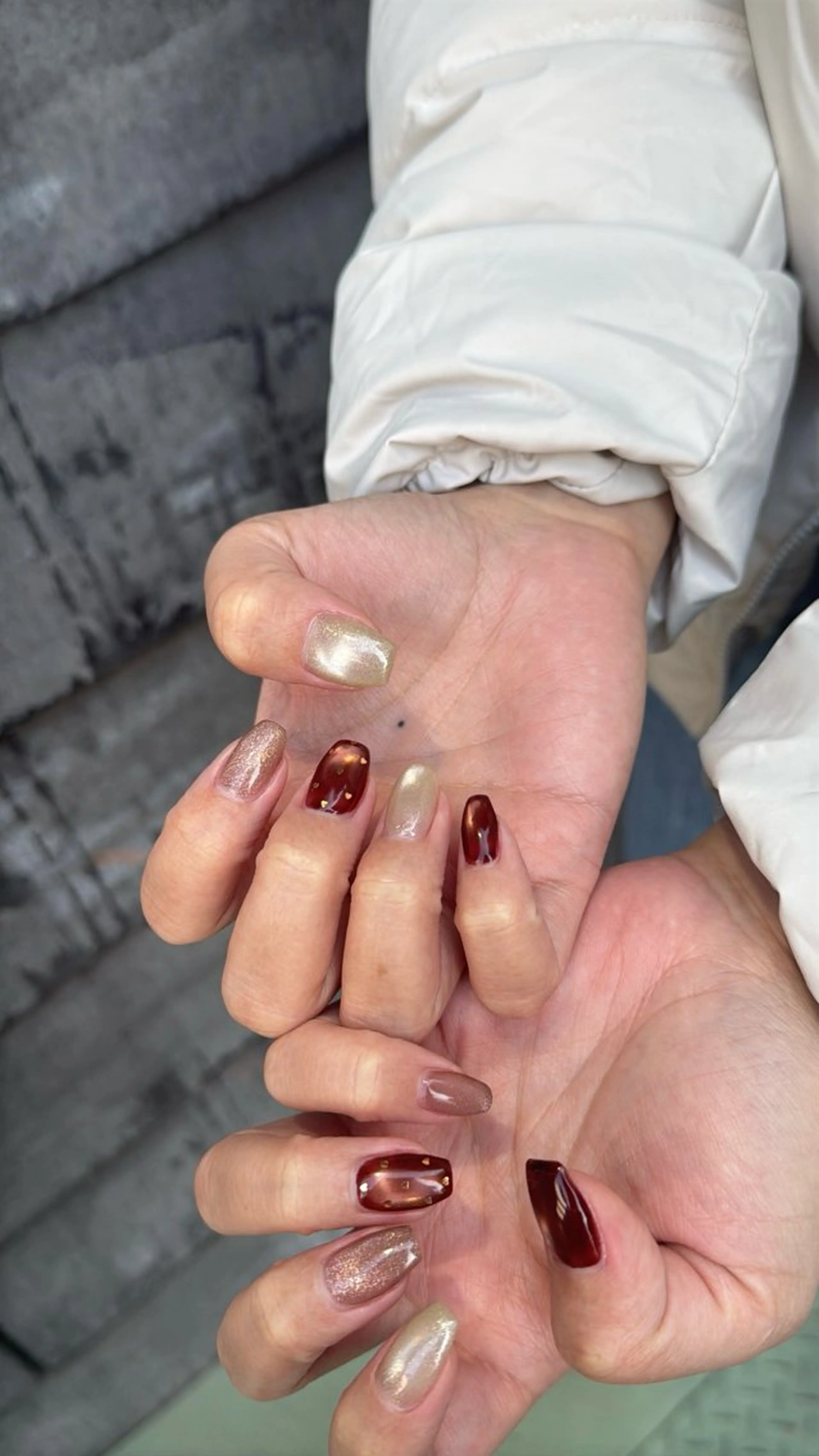 ネイル フラッシュネイル フットネイル フレンチネイル 韓国ネイル マグネットネイル ハンドネイル SAKU  nail[サクネイル]所属・SAKU nail 作島茜のネイルデザイン