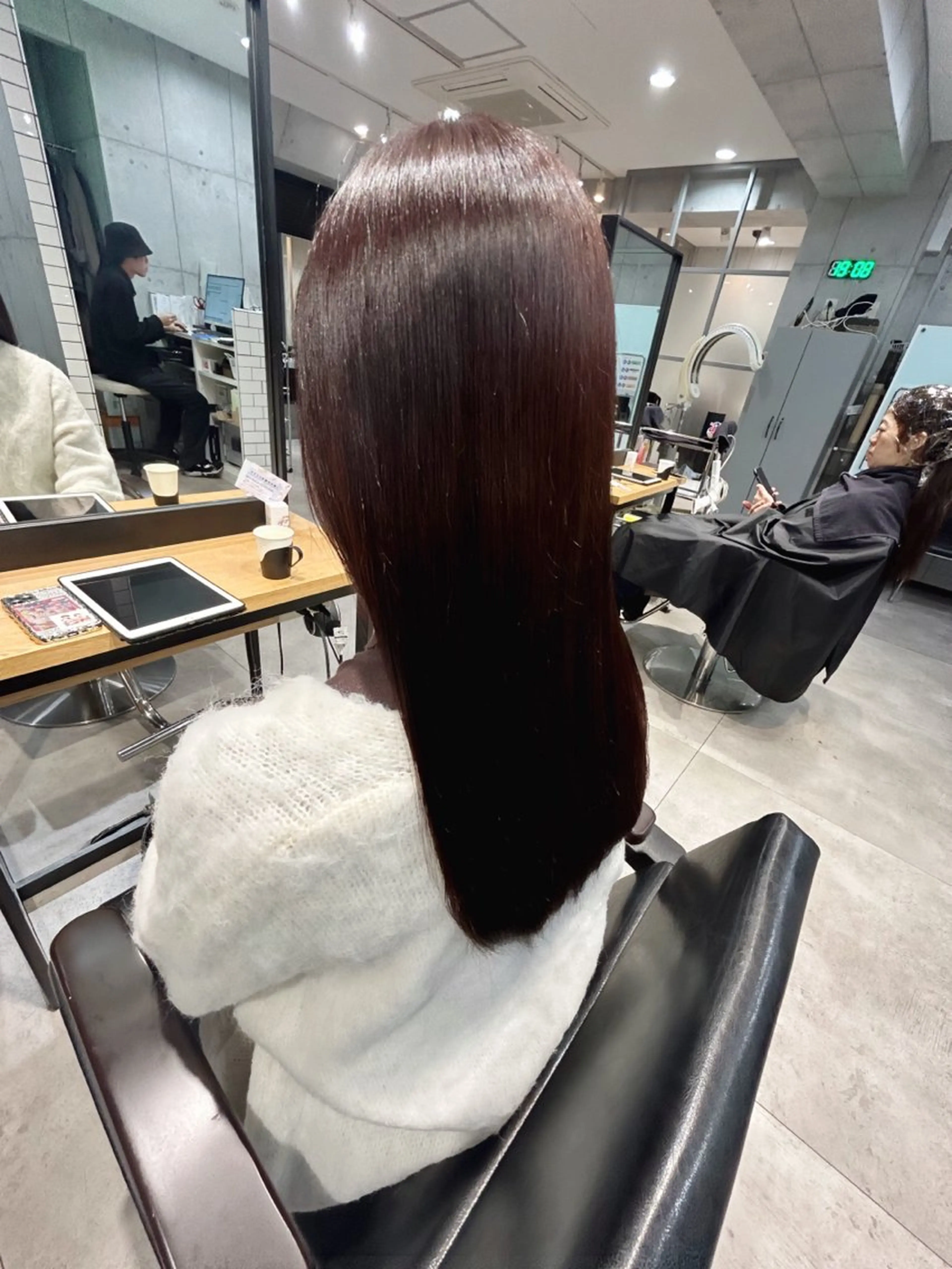 ロング カット 縮毛矯正 トリートメント 🌈艶髪人気№１🌈 newi池袋店⭐江口のヘアスタイル