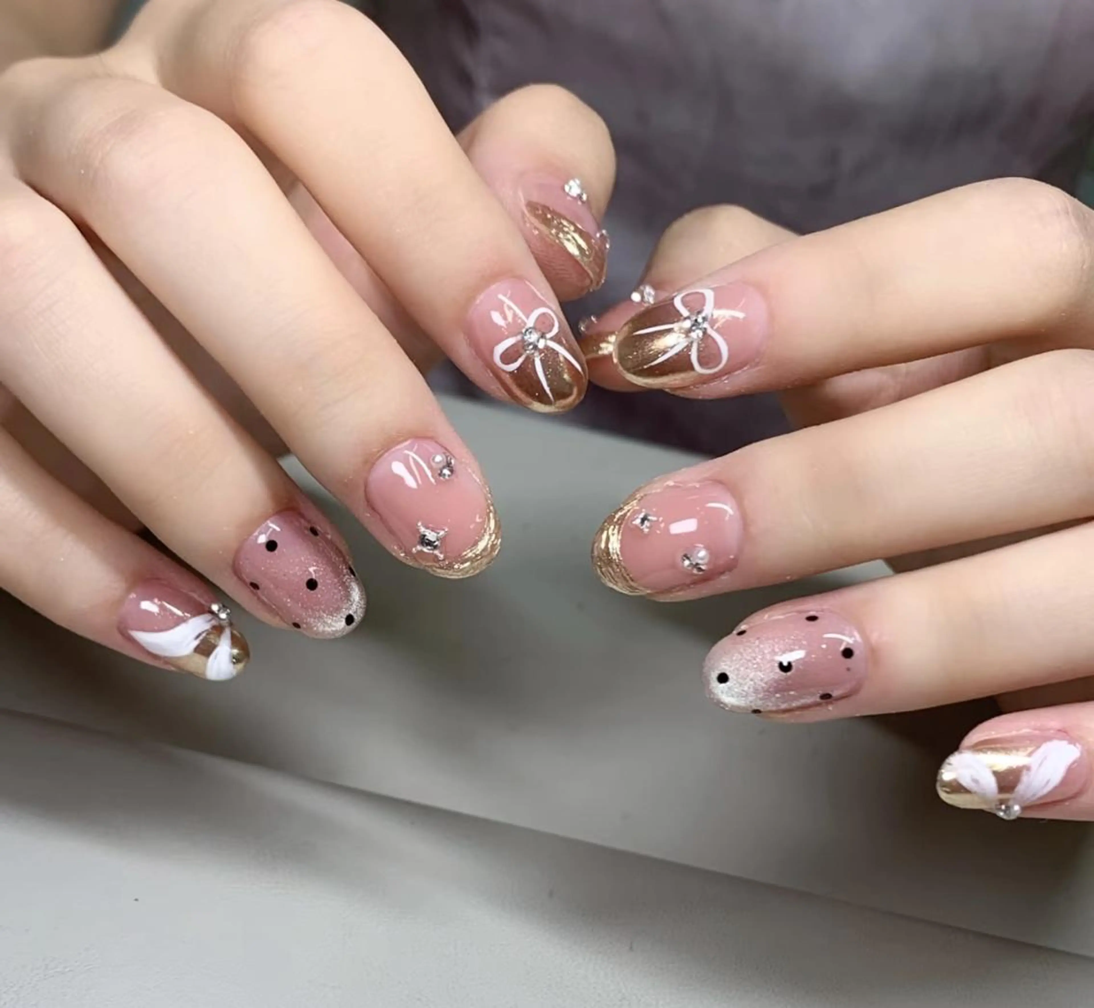 ネイル ハンドネイル 🎀 NaNa_nailのネイルデザイン