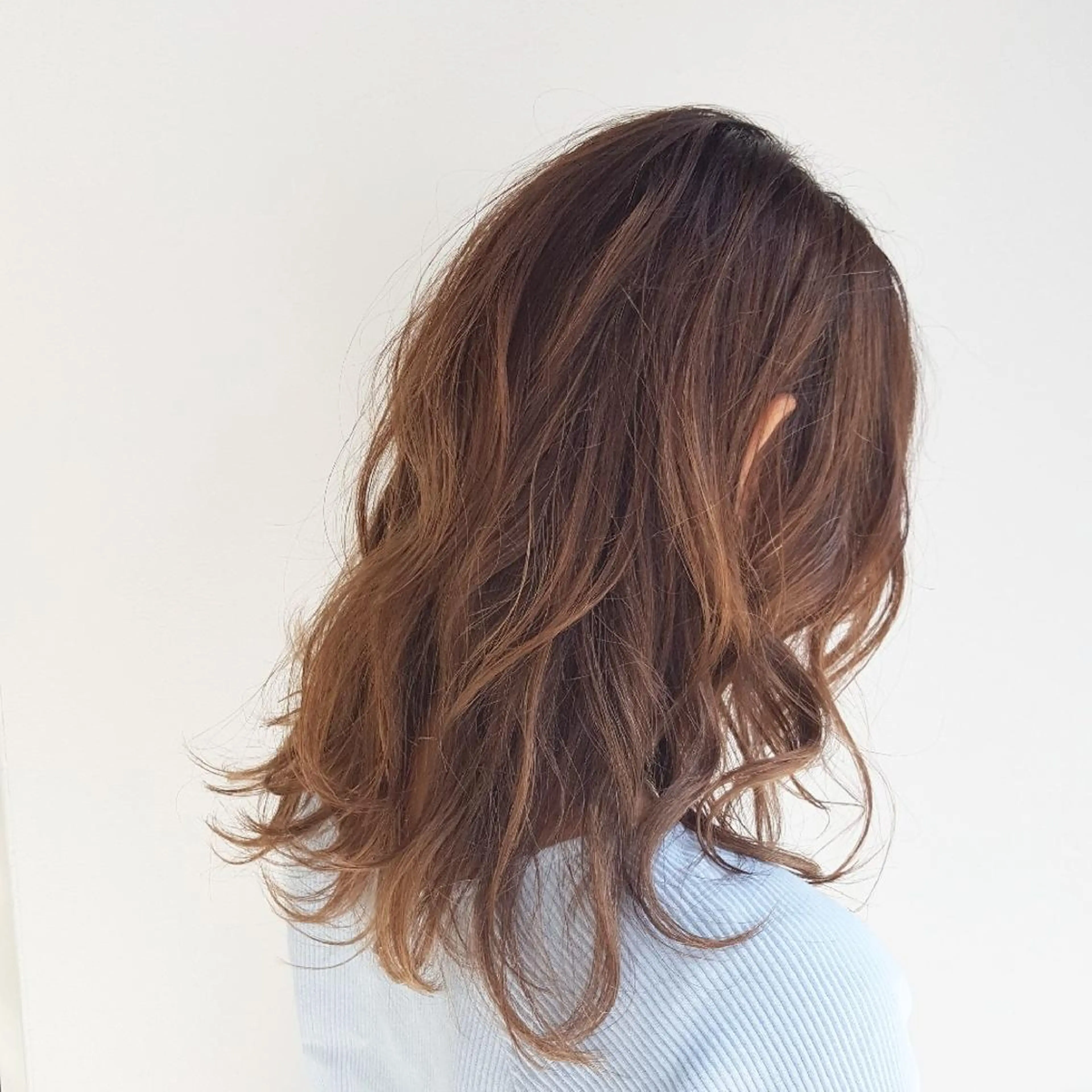 セミロング パーマ カット パーマ トリートメント 美髪⭐︎髪質改善 井上　康司のヘアスタイル