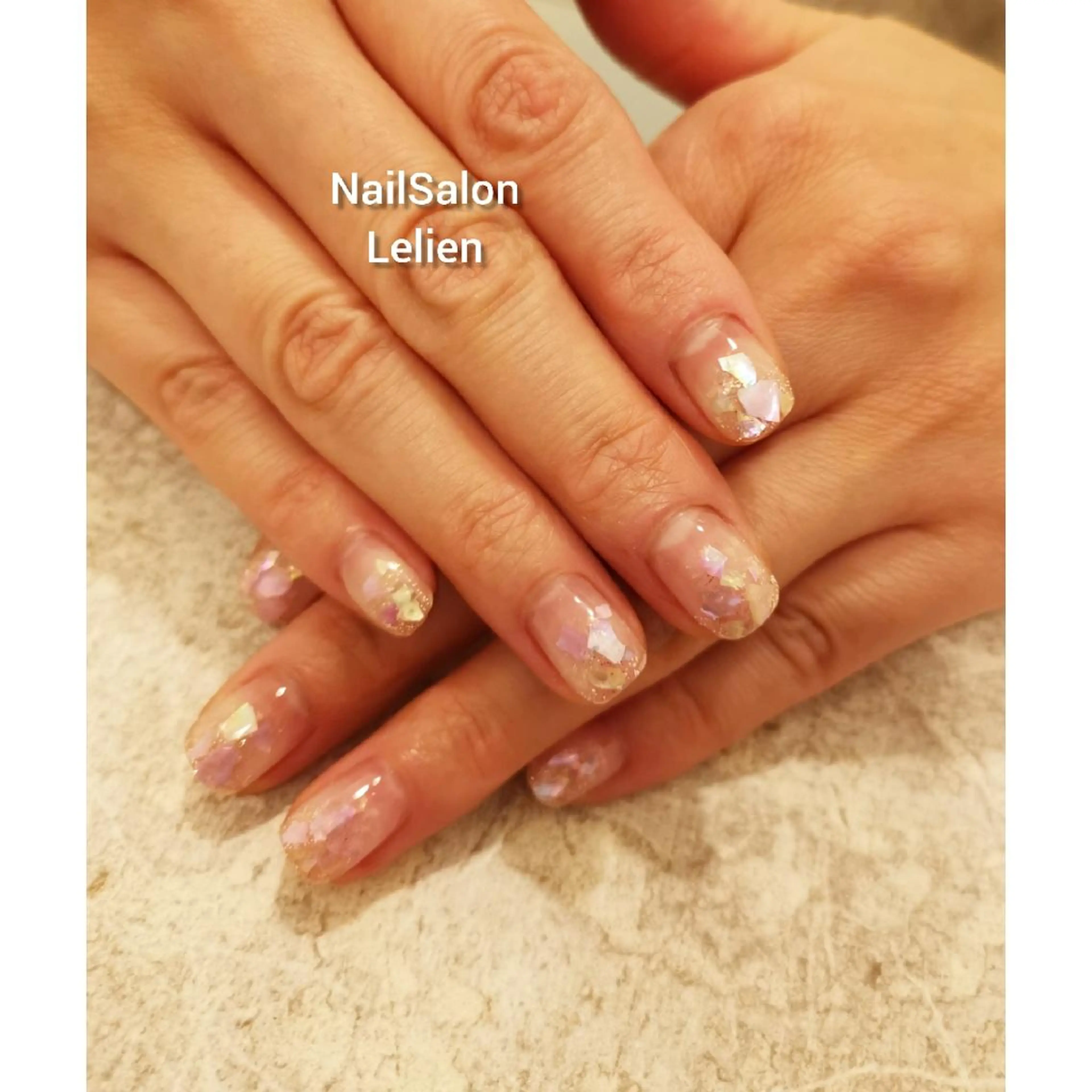 ネイル クリアネイル ピンク ホワイト 人気エリア💖完全個室【ルリエ】所属・ネイルサロン Lelienルリエのネイルデザイン