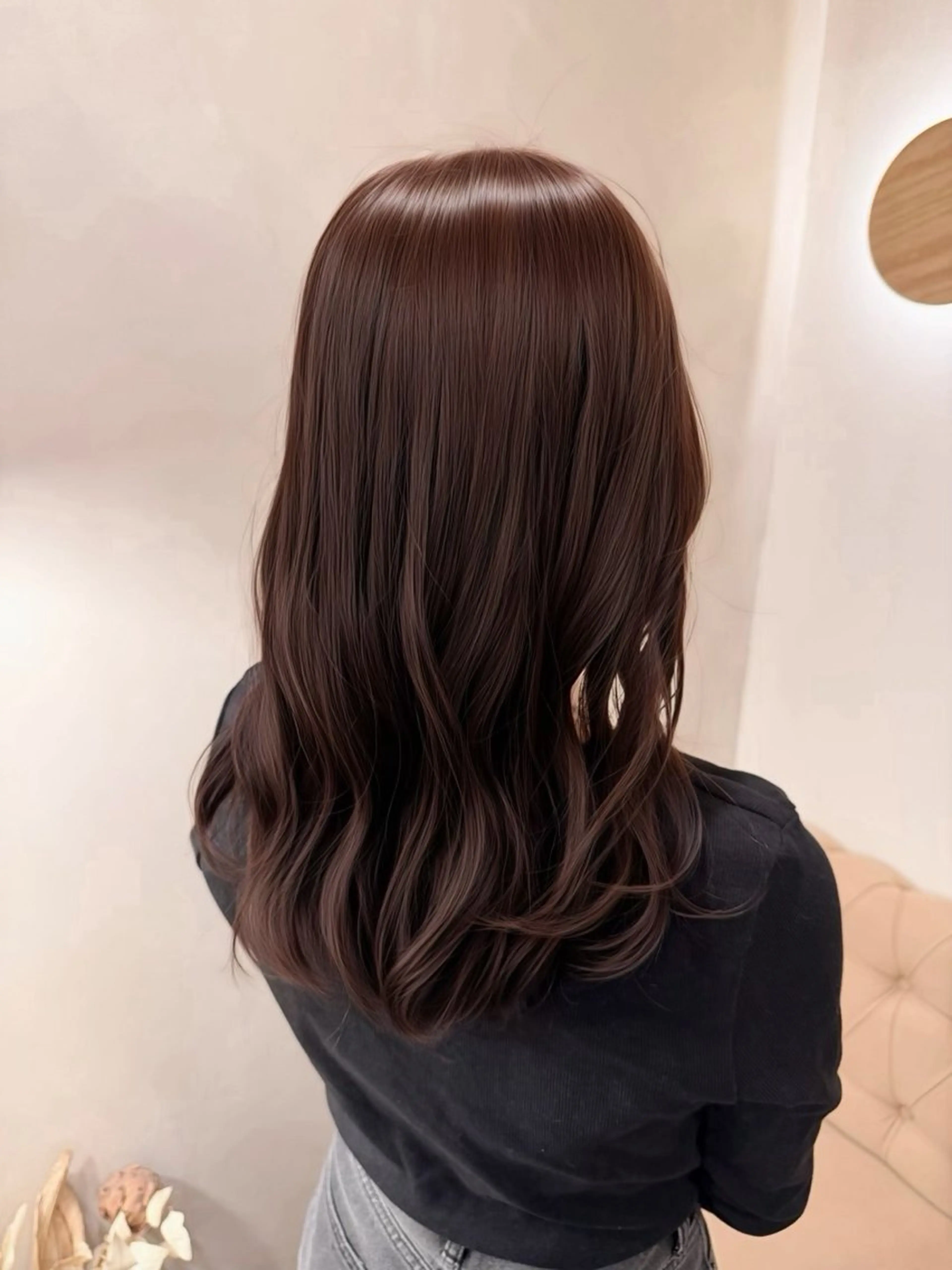 セミロング カット ヘアカラー トリートメント 草野ゆずき⌇縮毛矯正 ⌇レイヤー⌇ボブ🕊のヘアスタイル