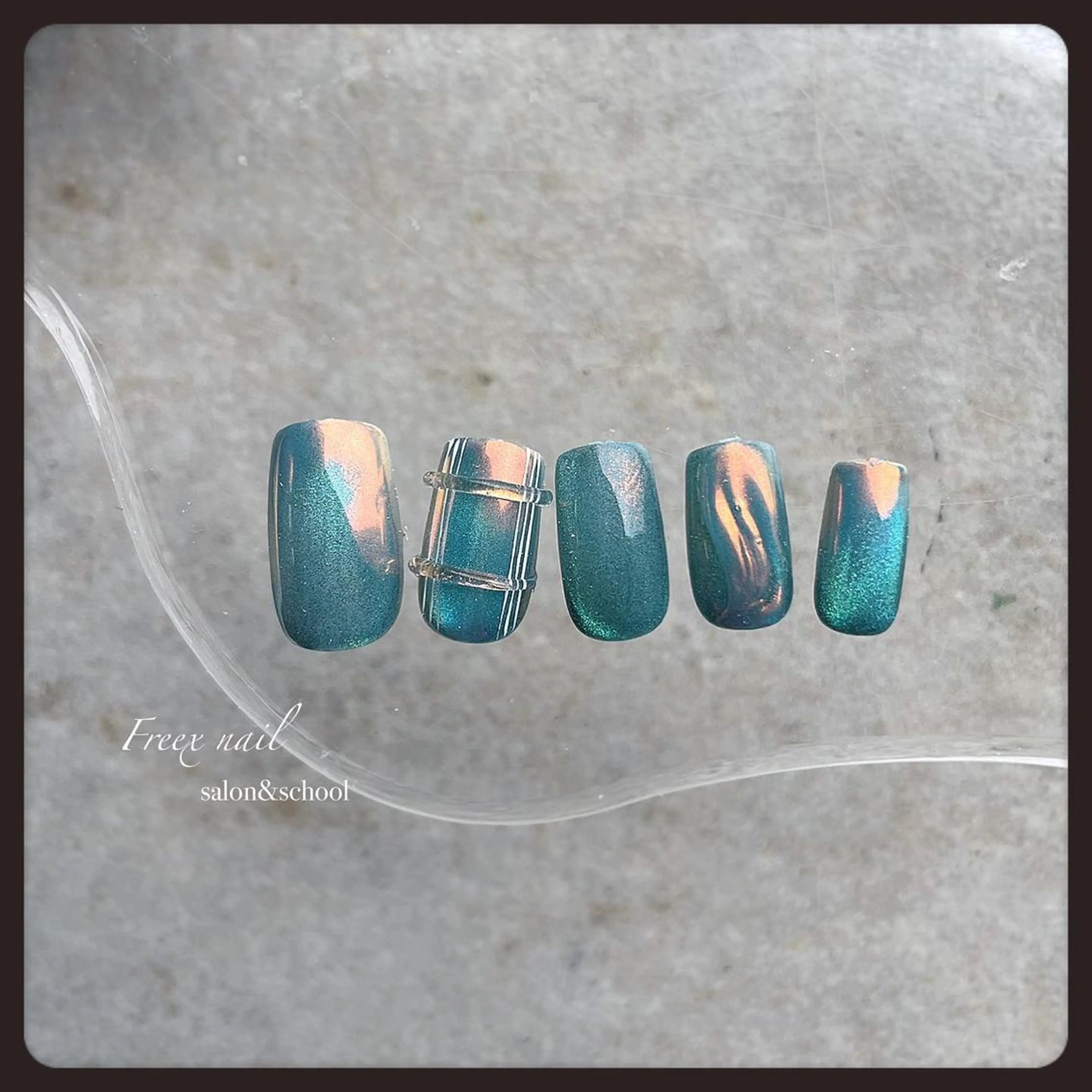 ネイル マグネットネイル ハンドネイル ハンドケア Freex nail所属・freex nail /ニュアンス/個性派のネイルデザイン