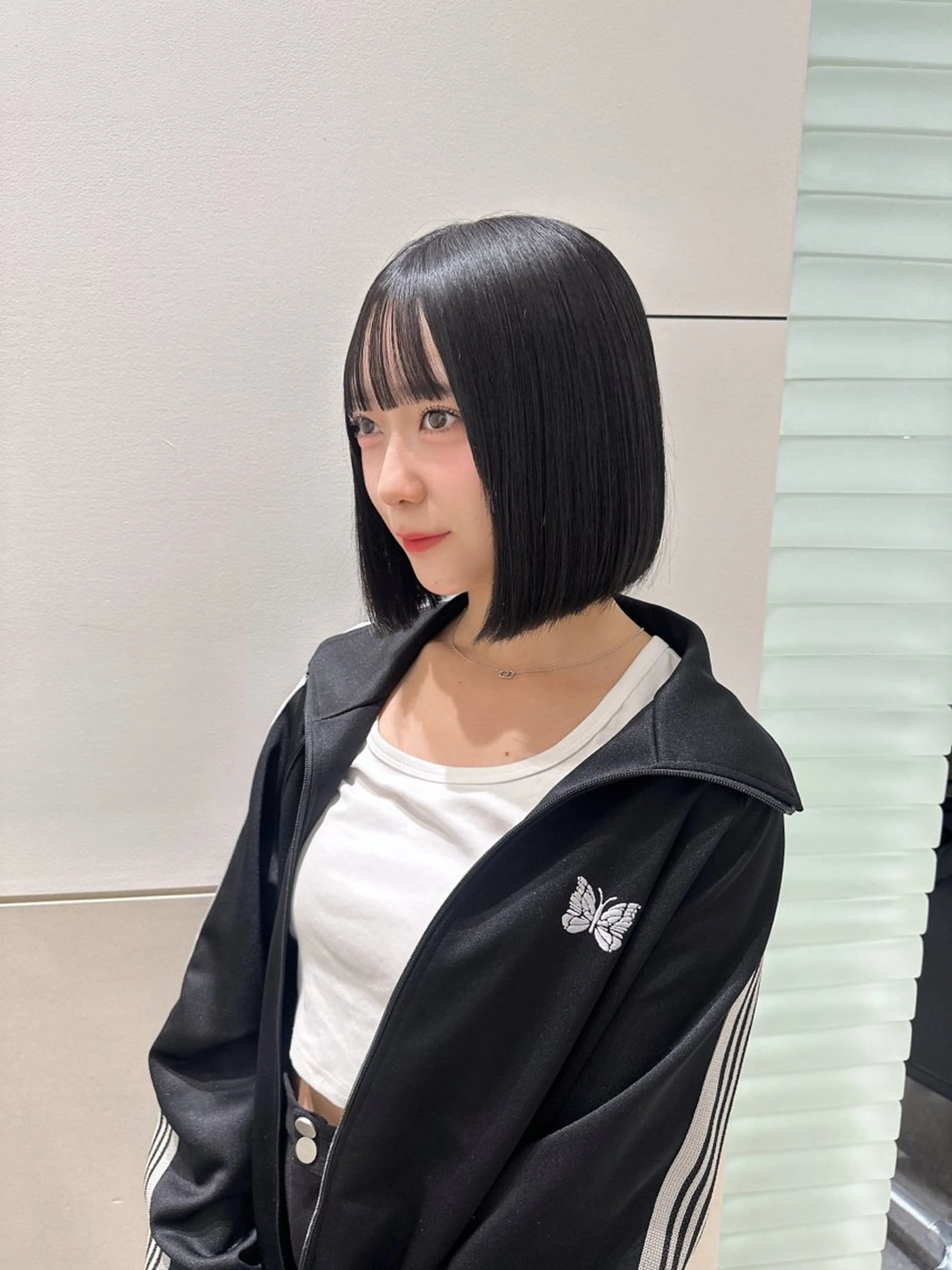 ミディアム カット ヘアカラー 縮毛矯正 トリートメント 🫧髪質改善🤍丁寧 で好評🫧/MAKIのヘアスタイル