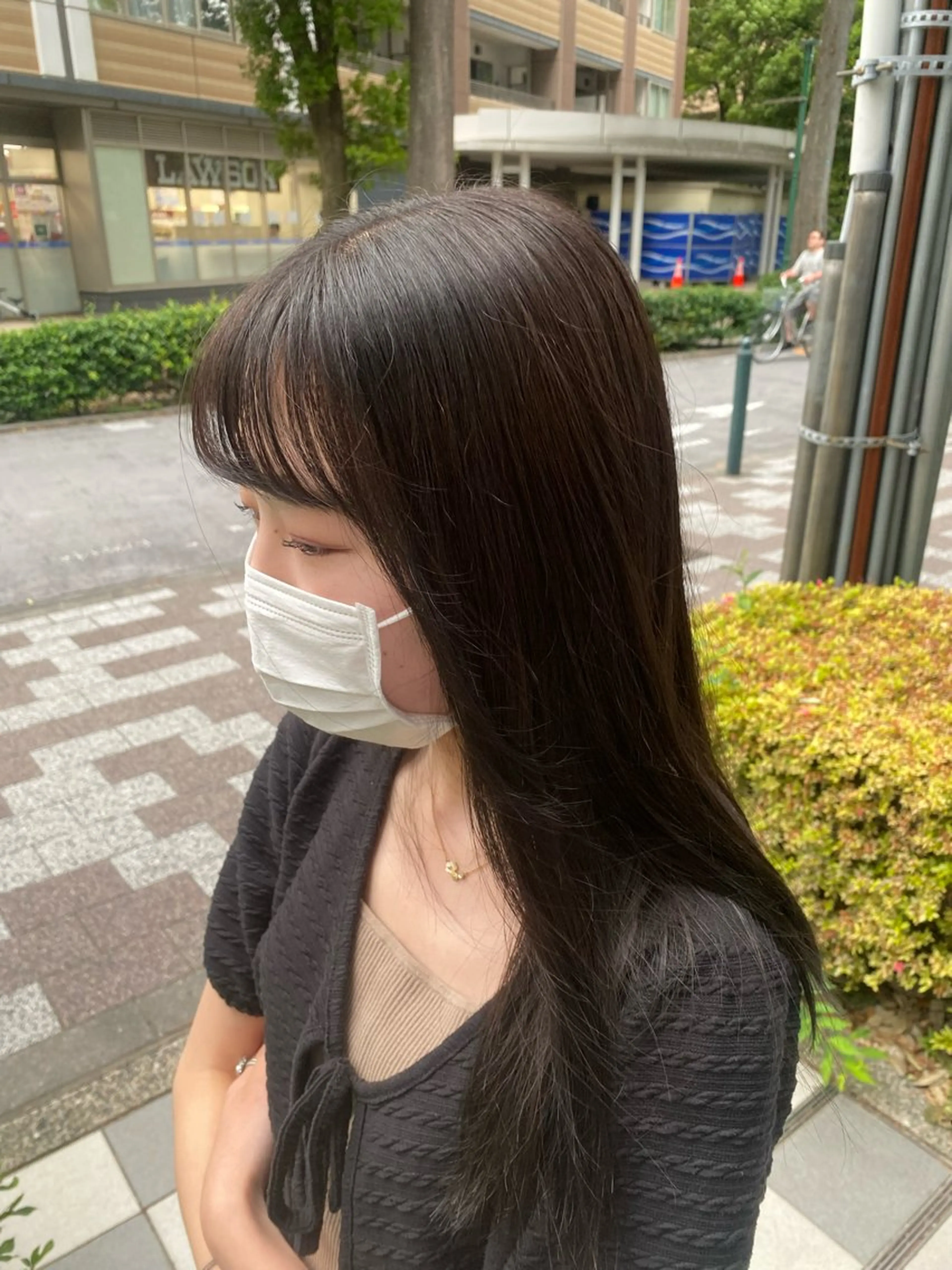 ロング 🌸cocomi🌸 透明感カラー🩶パリのヘアスタイル