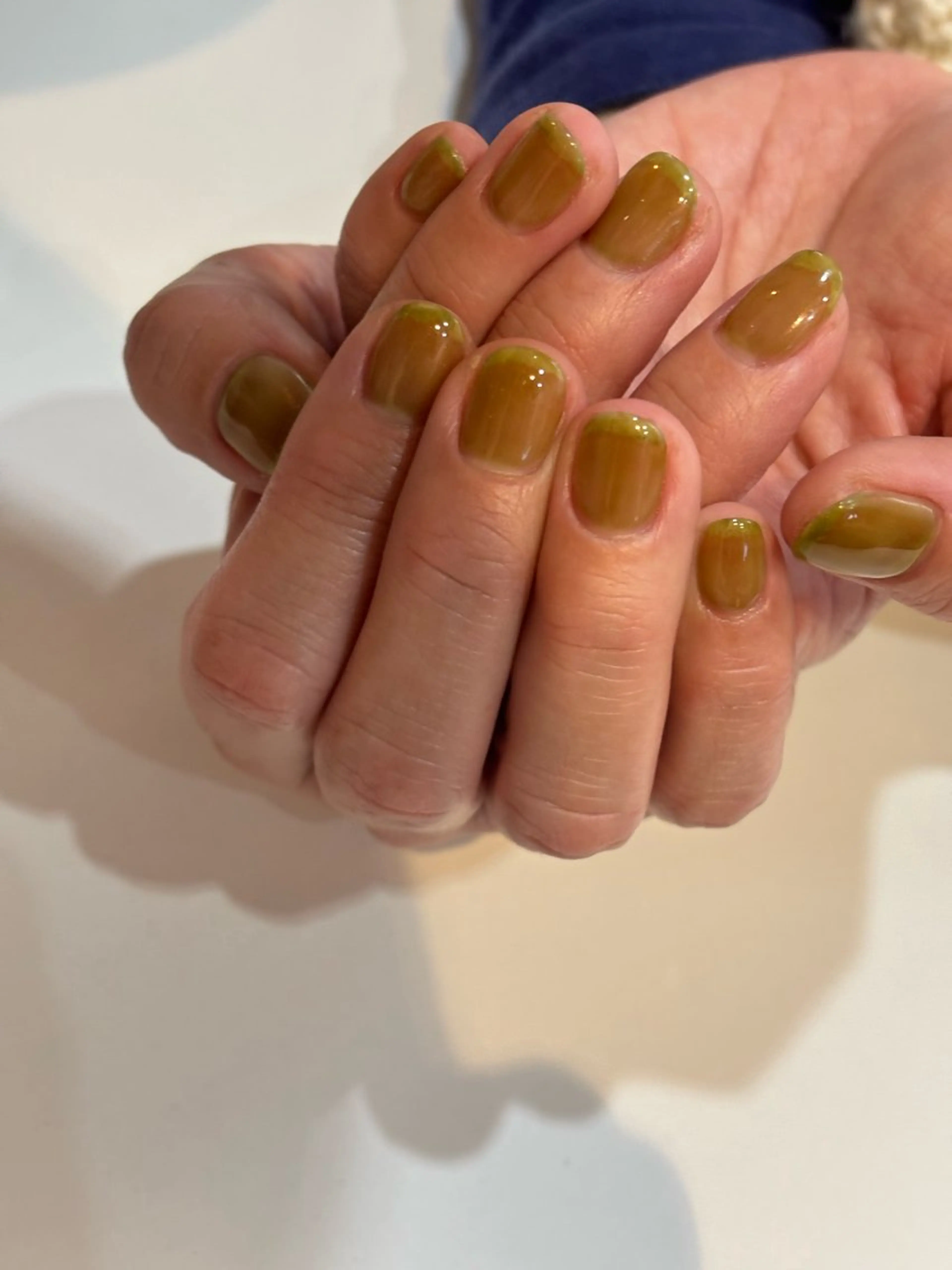 ネイル ワンカラーネイル nalu  nail 神立店所属・岩淵 かえでのネイルデザイン