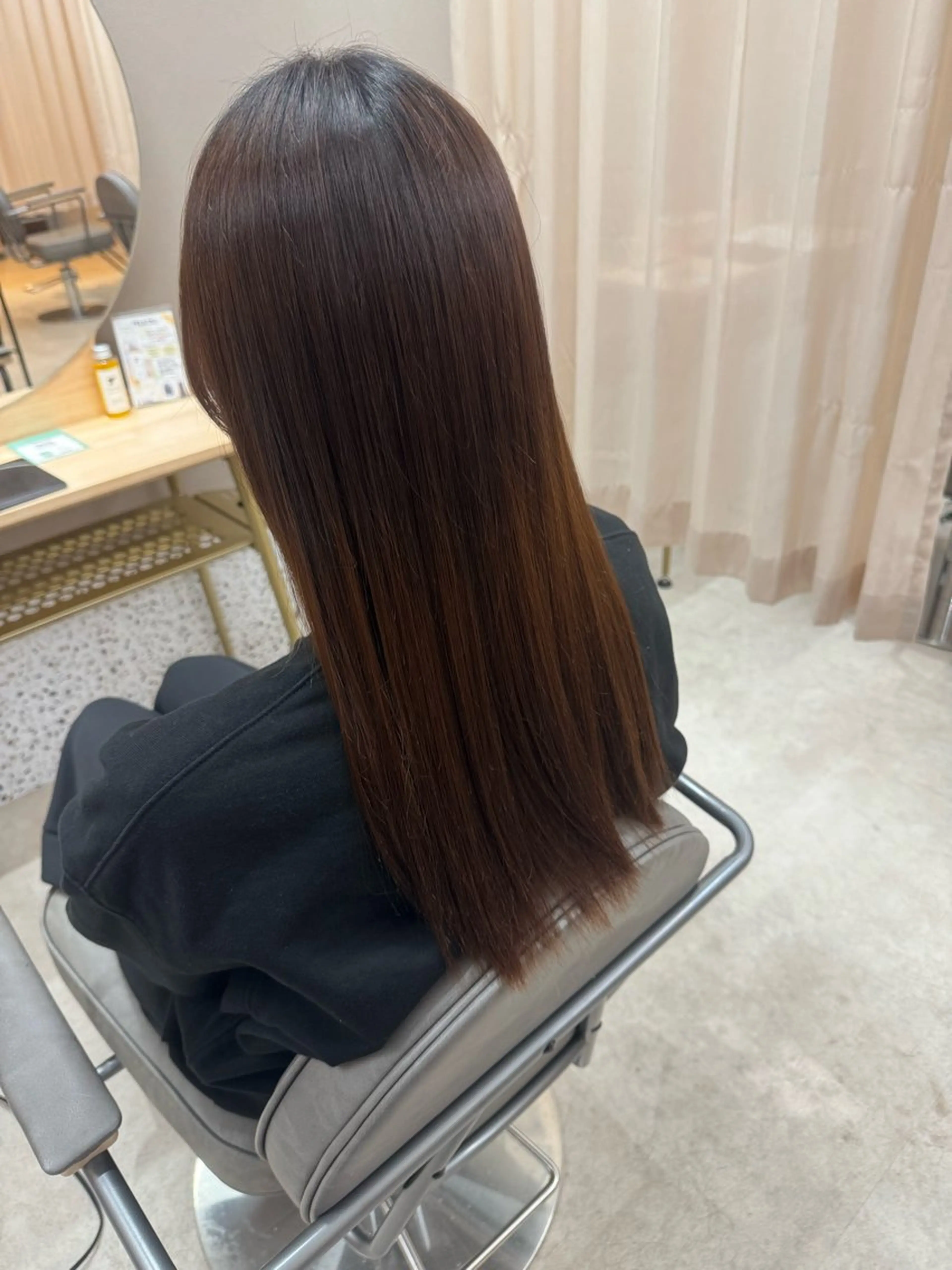 カット+縮毛矯正の写真