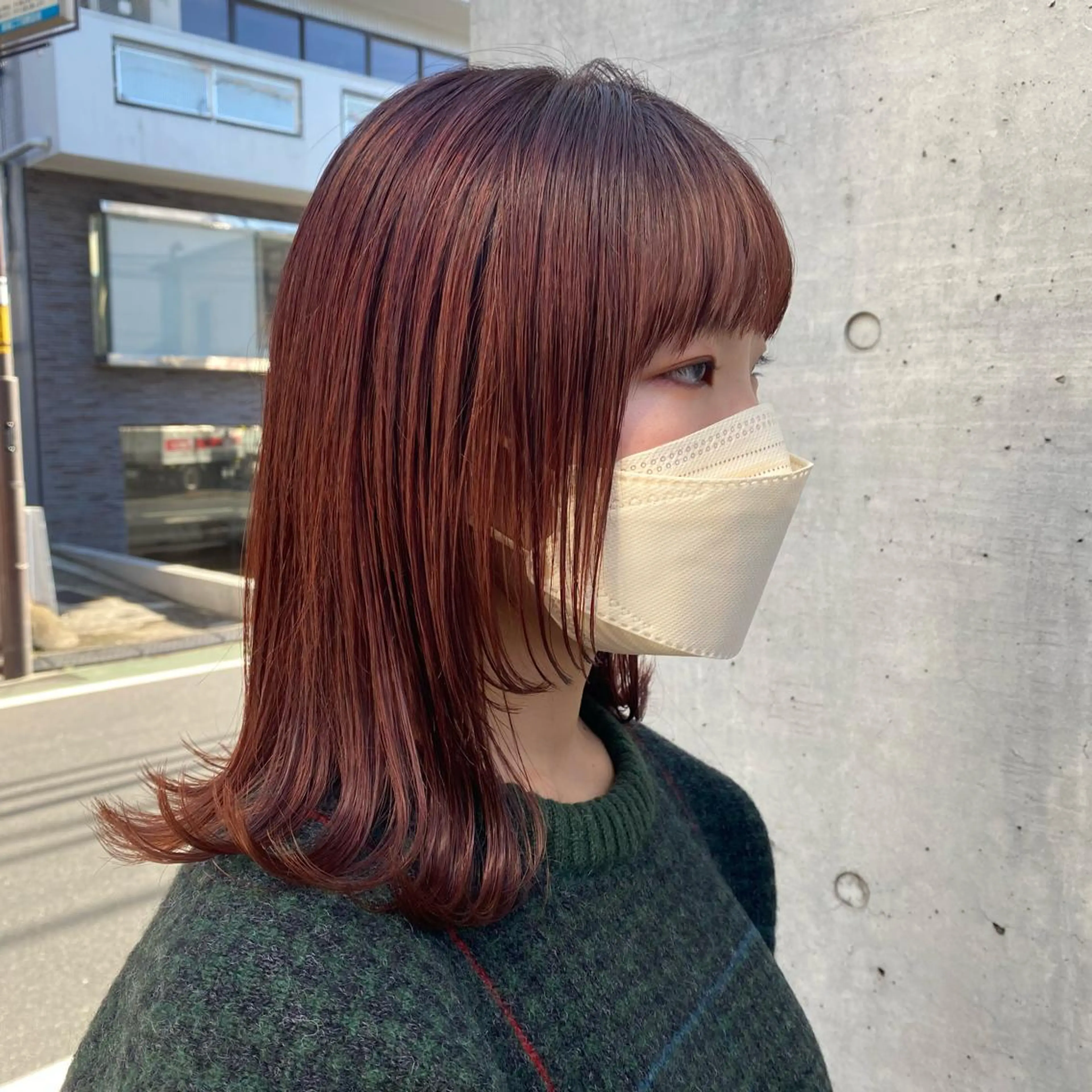 ミディアム カラー 🪭risa 暖色/レイヤー🪭のヘアスタイル