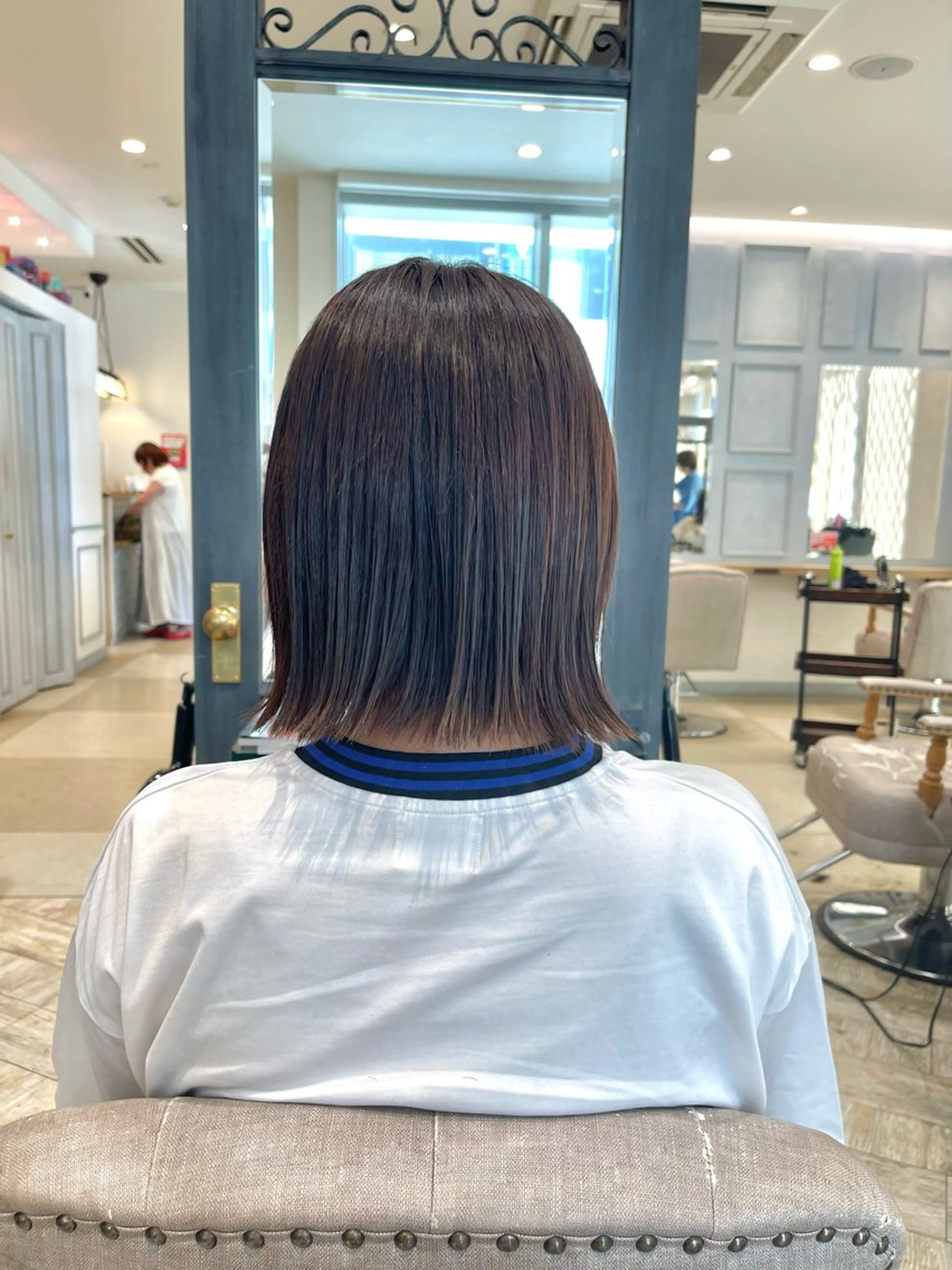 ショート カット ヘアカラー トリートメント ショート/ボブ アンドウ☺︎のヘアスタイル