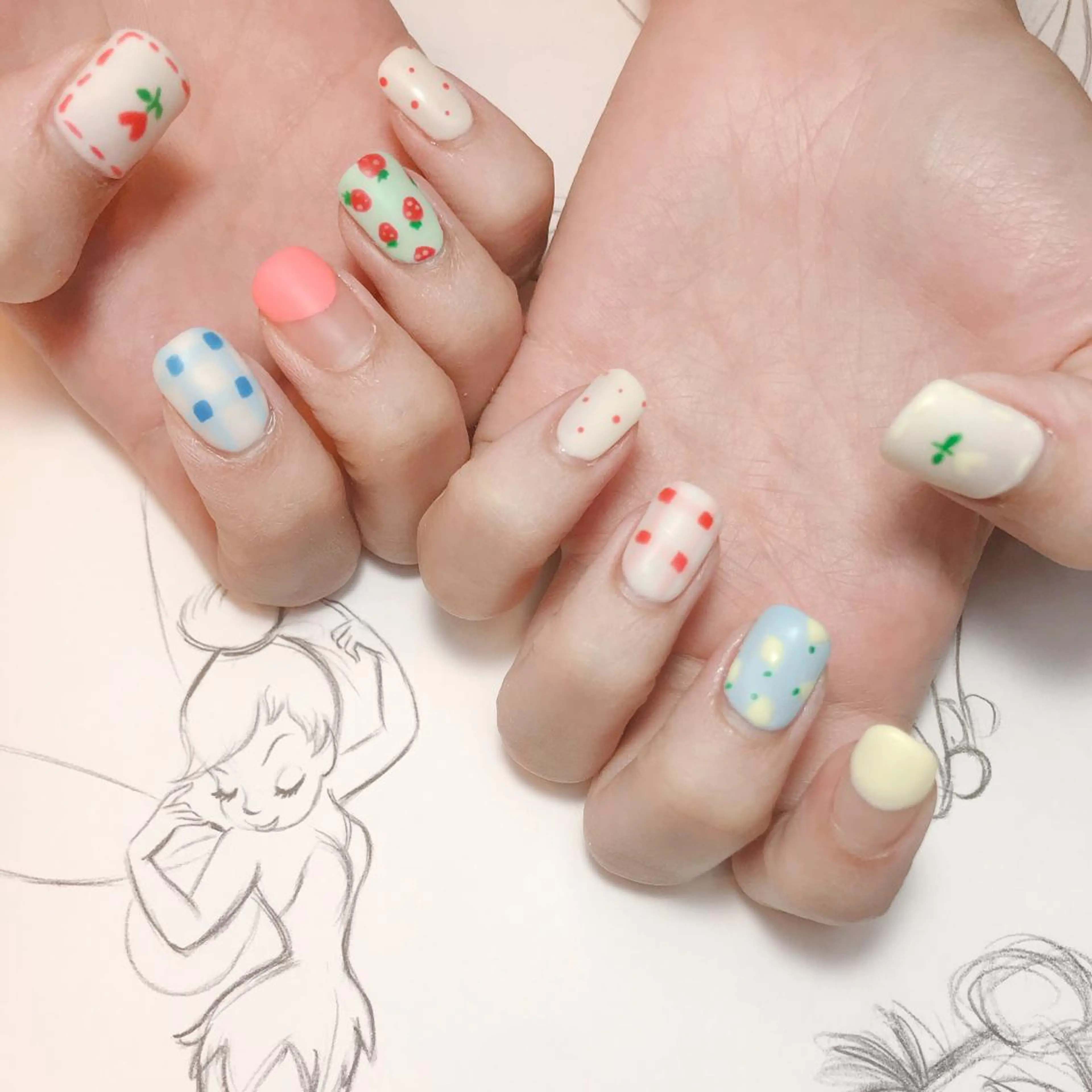 ネイル アートネイル マットネイル owlnail /持込みデザイン専門のネイルデザイン