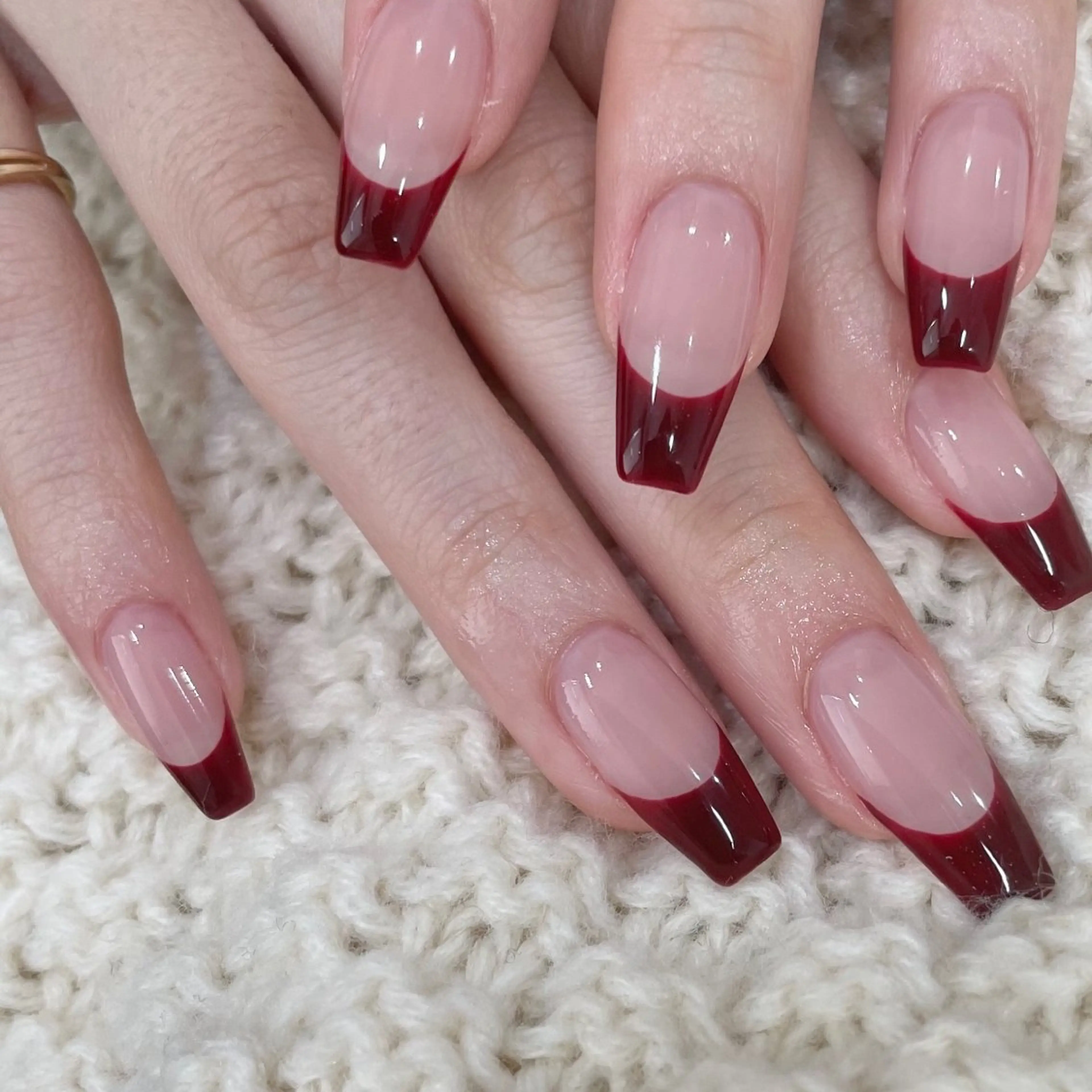 フレンチネイルコース💅🤍カラー選択可❣️フレンチ以外のデザイン不可 / ソフトジェルオフ無料🤍の写真