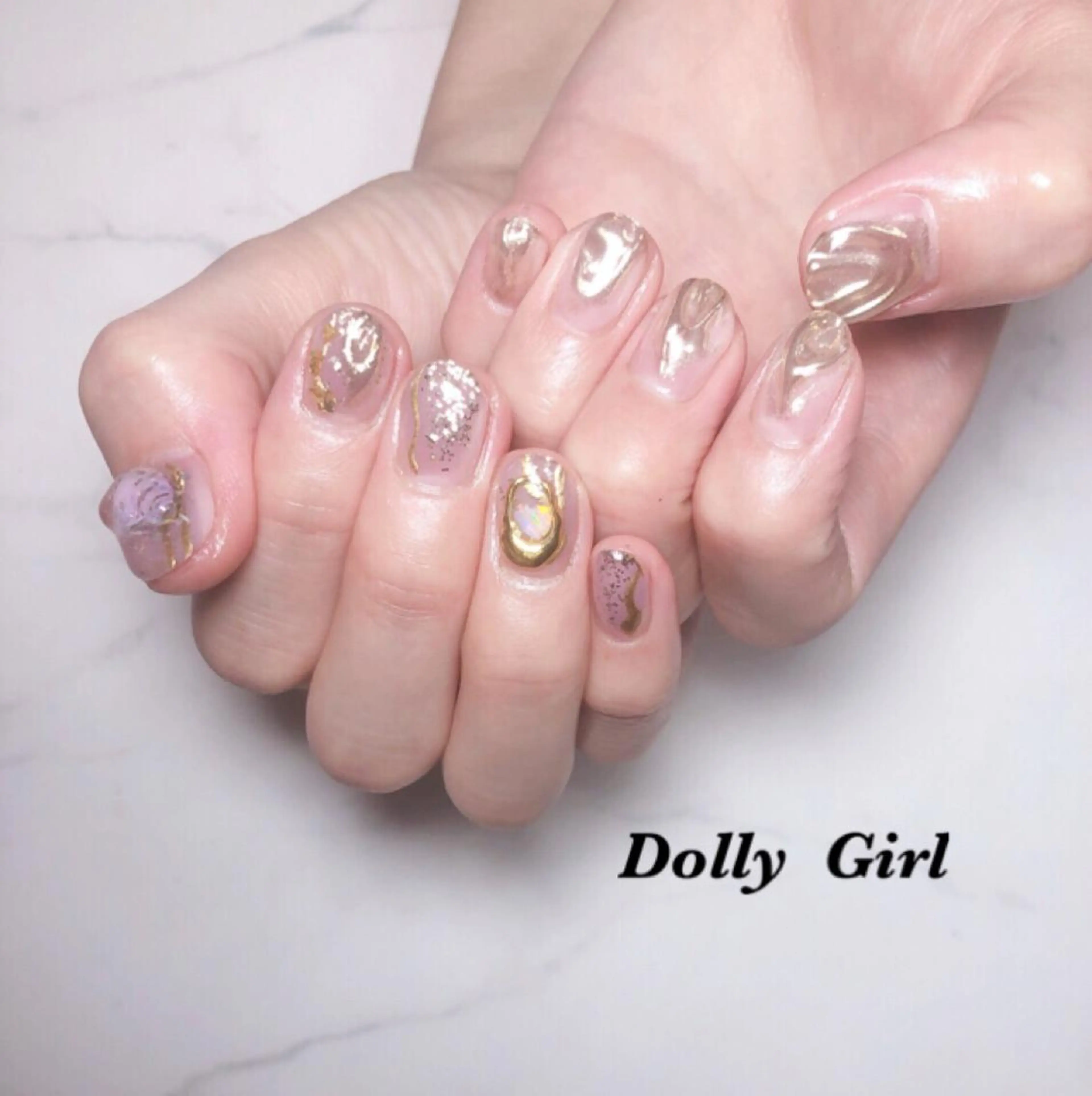ネイル 個室ネイルサロンDolly  Girl〜ドーリーガール〜所属・DollyGirl KYOKOのネイルデザイン