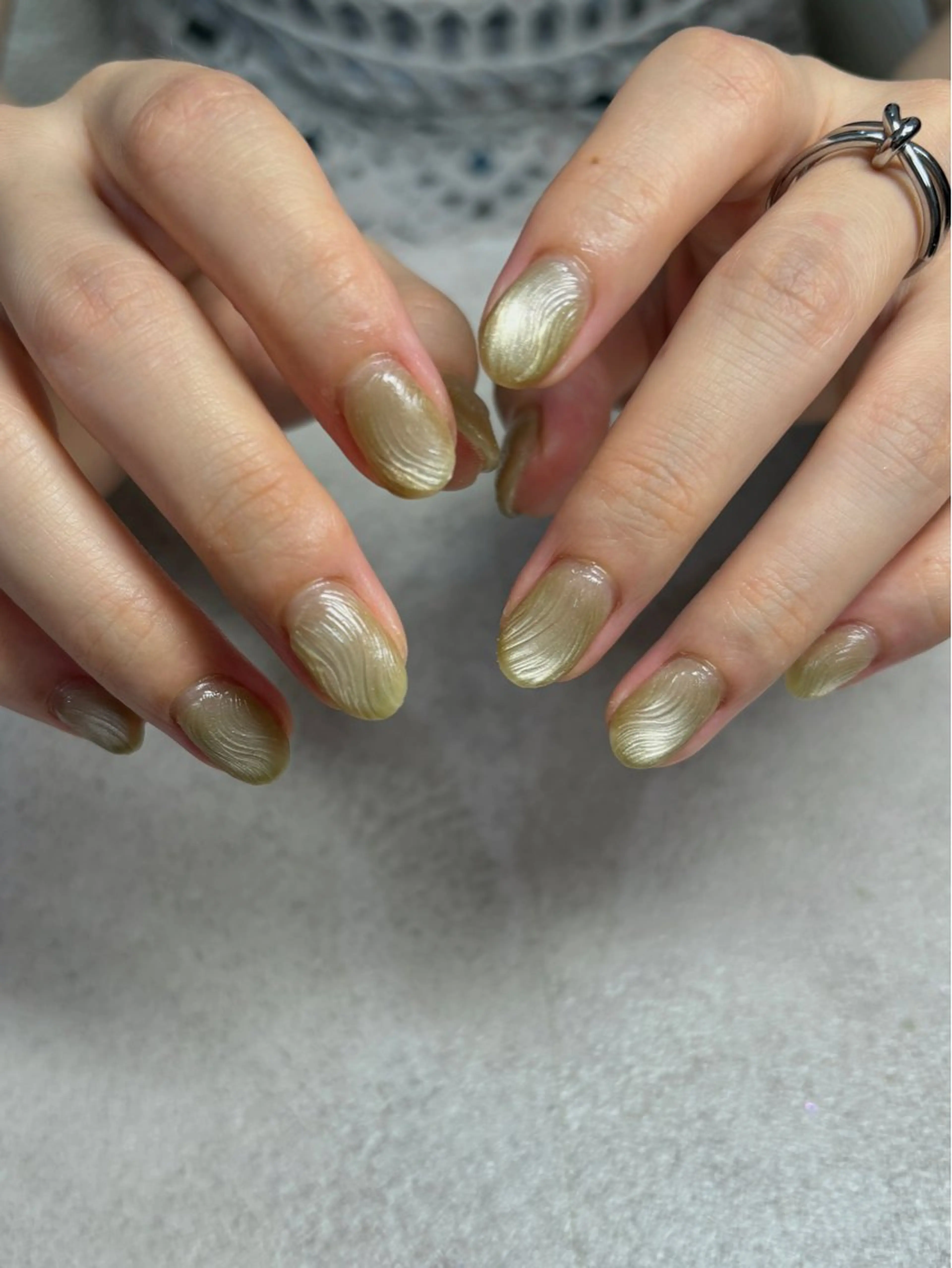 ネイル キラキラネイル マグネットネイル ニュアンスネイル ショートネイル シンプルネイル ハンドネイル acs.n所属・ネイル，耳つぼ 風間すみれのその他イメージ