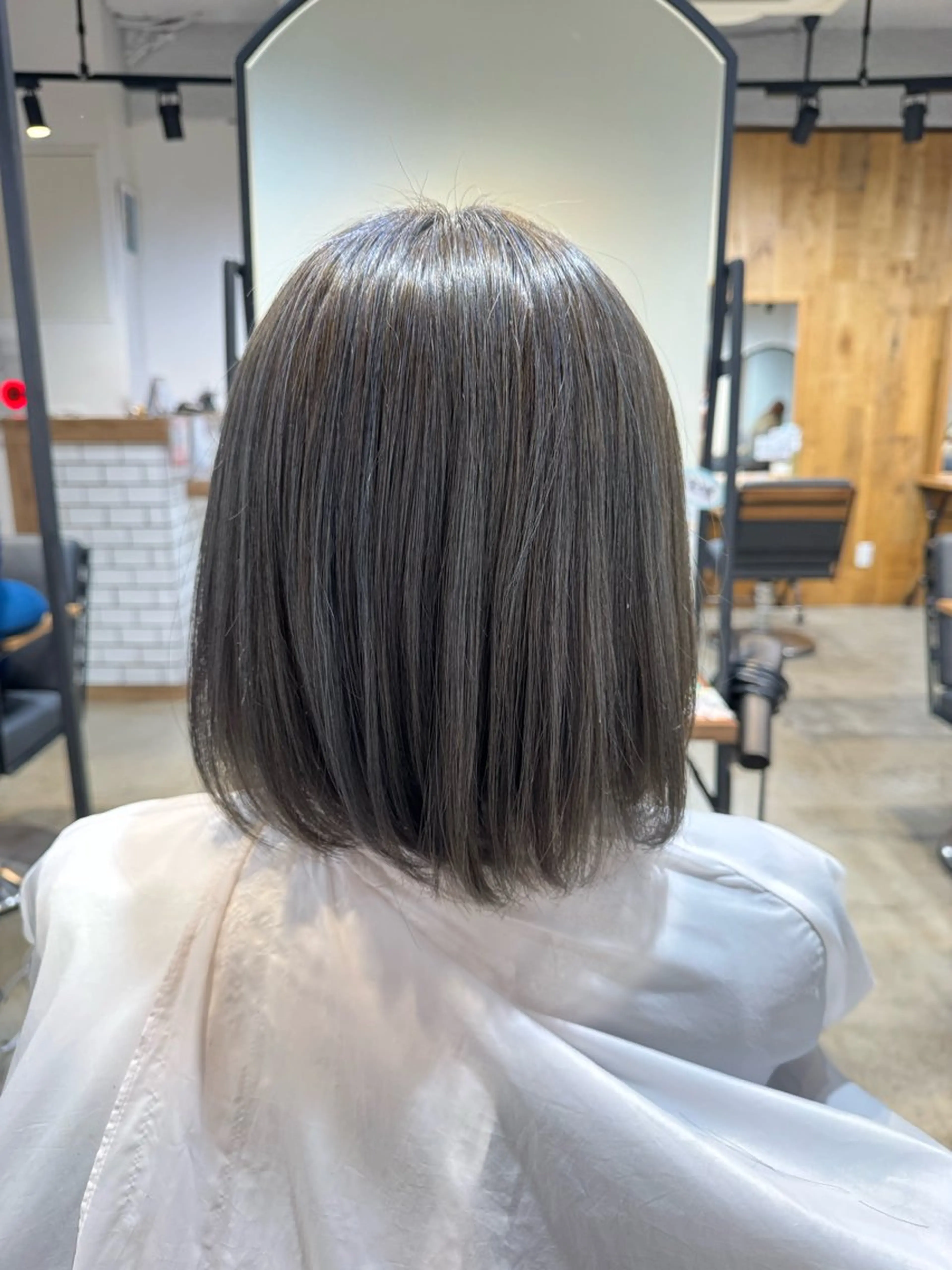 ミディアム カラー カット ヘアカラー 韓国レイヤー/パーマ /艶カラー/Rinのヘアスタイル