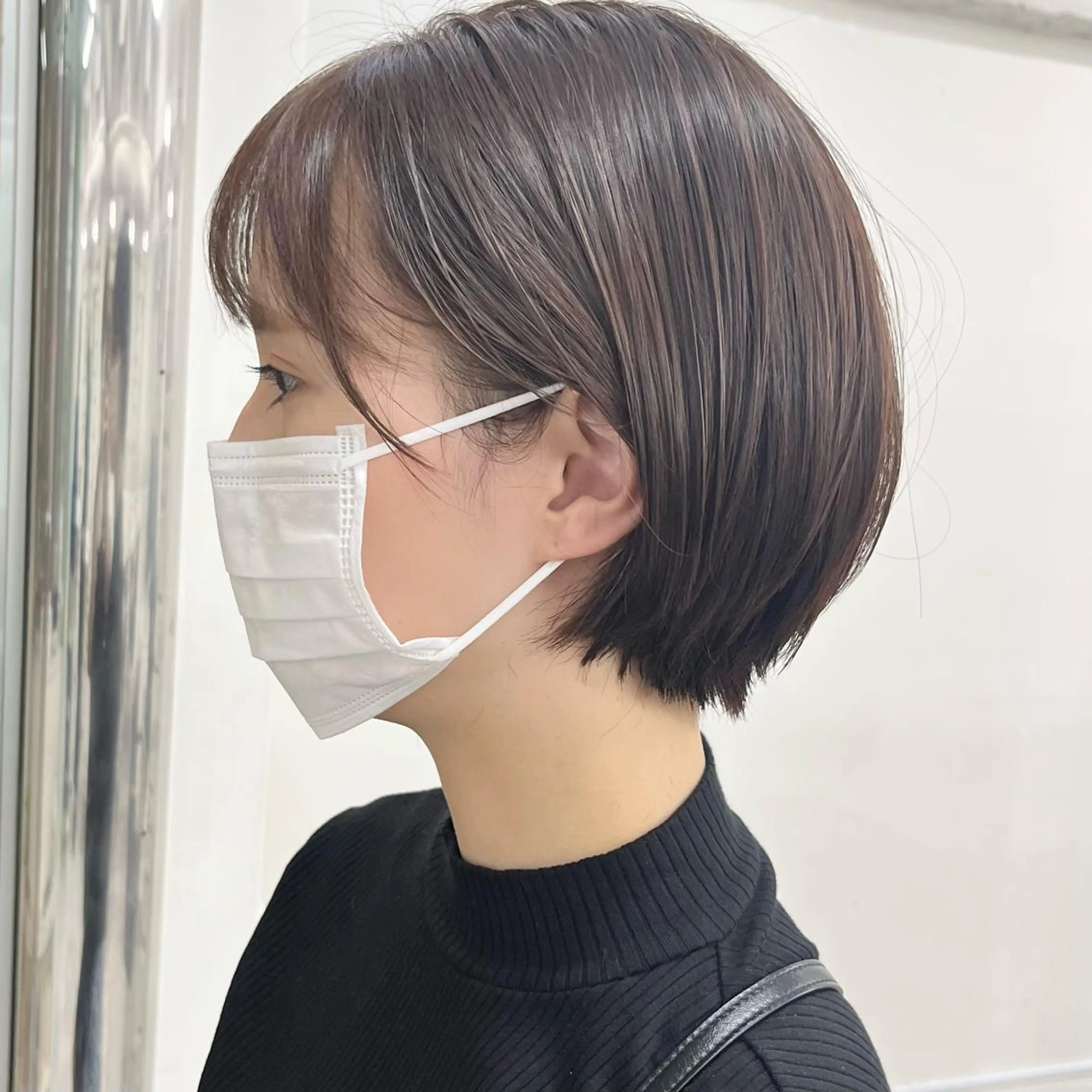 カラー アッシュ アッシュブラウン ブラウンカラー 天王寺髪質改善なら よしみさん✨のヘアスタイル