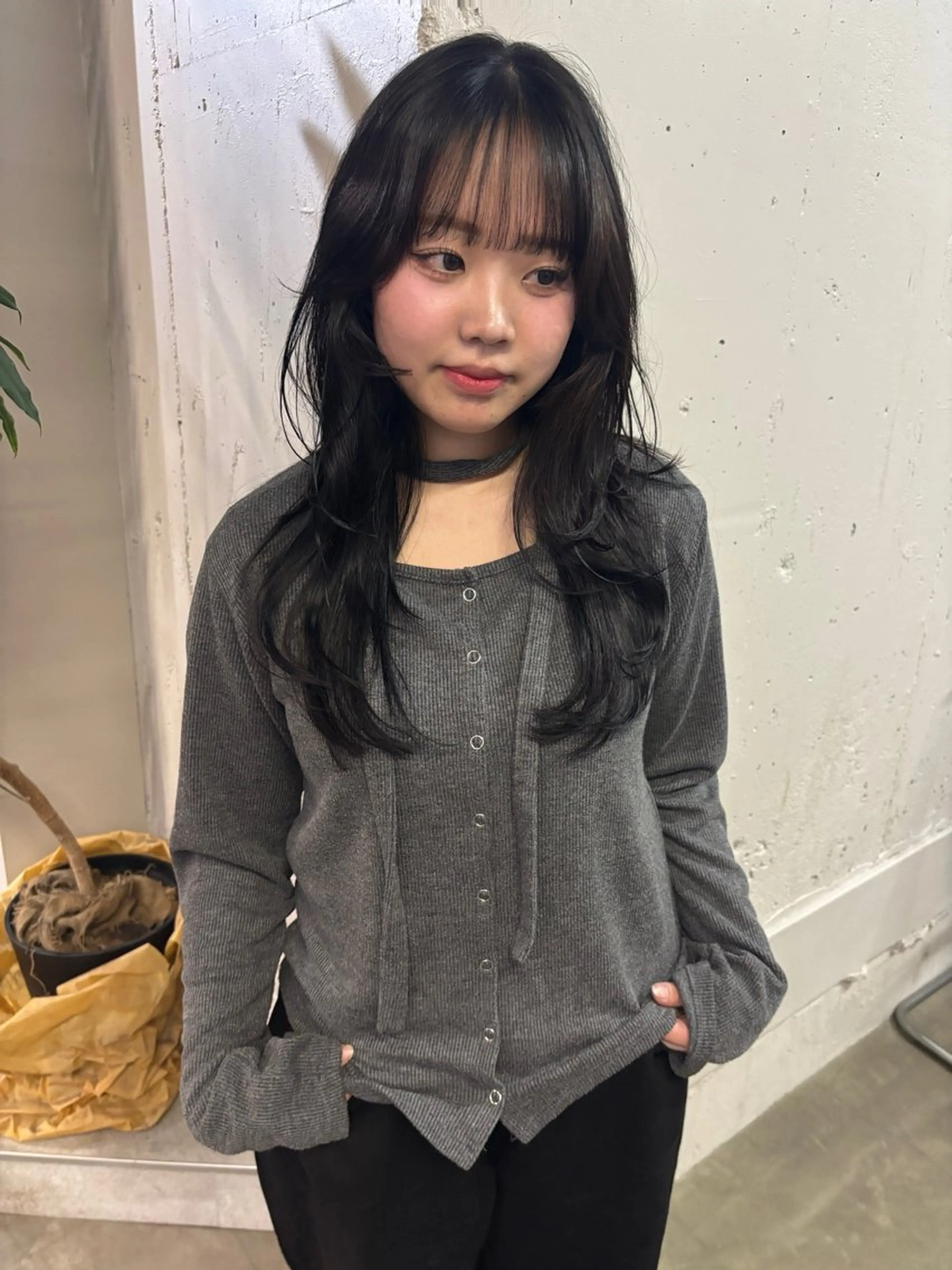 ロング カット 似合わせレイヤーʚɞ ハッシュカットriiのヘアスタイル