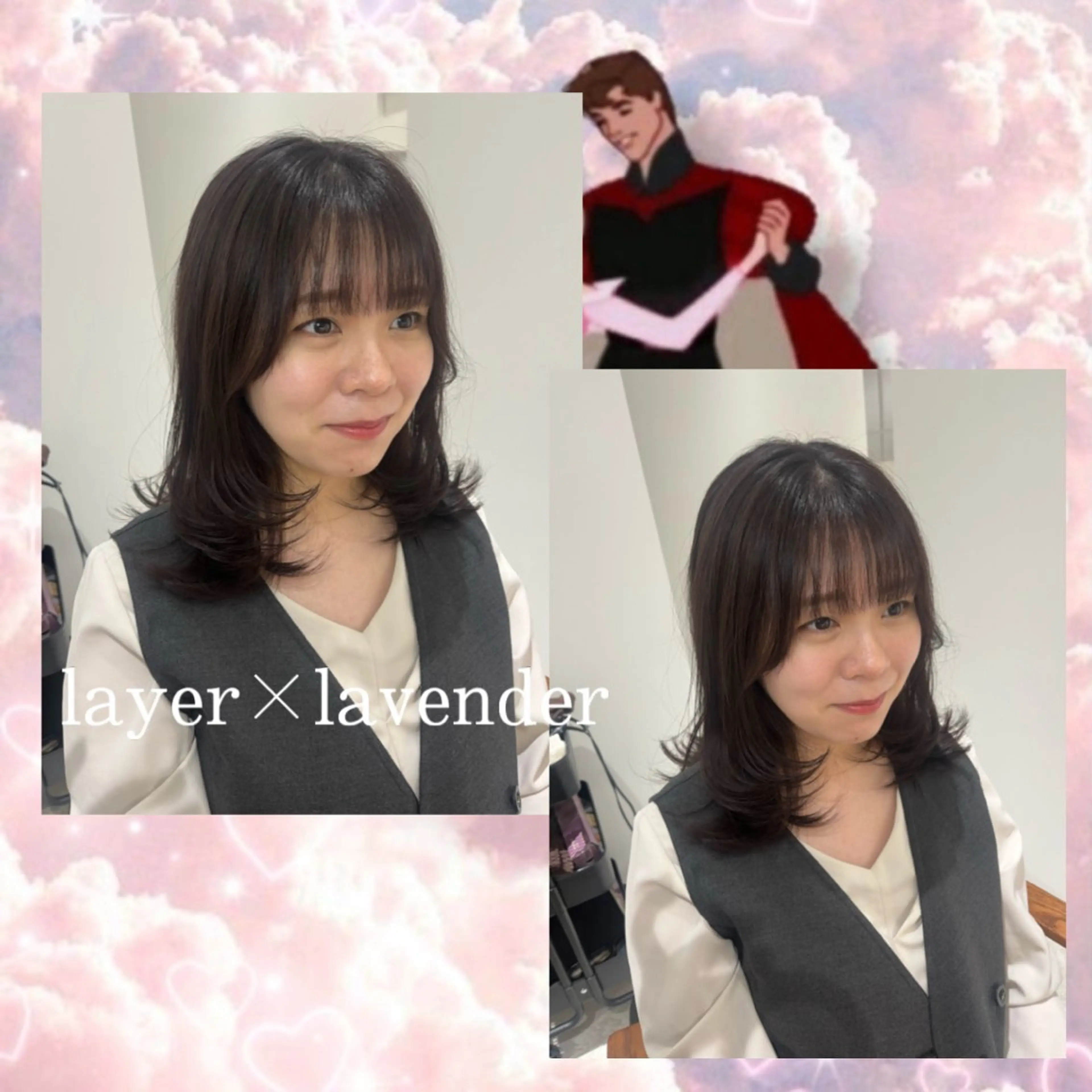 ミディアム カラー ヘアアレンジ 透明感カラー グレージュ ラベンダーカラー ラベンダーグレージュ ラベンダーグレー カット ヘアカラー トリートメント eN°byyoureshair所属・🎀トップスタイリ スト湯川響🎀のヘアスタイル