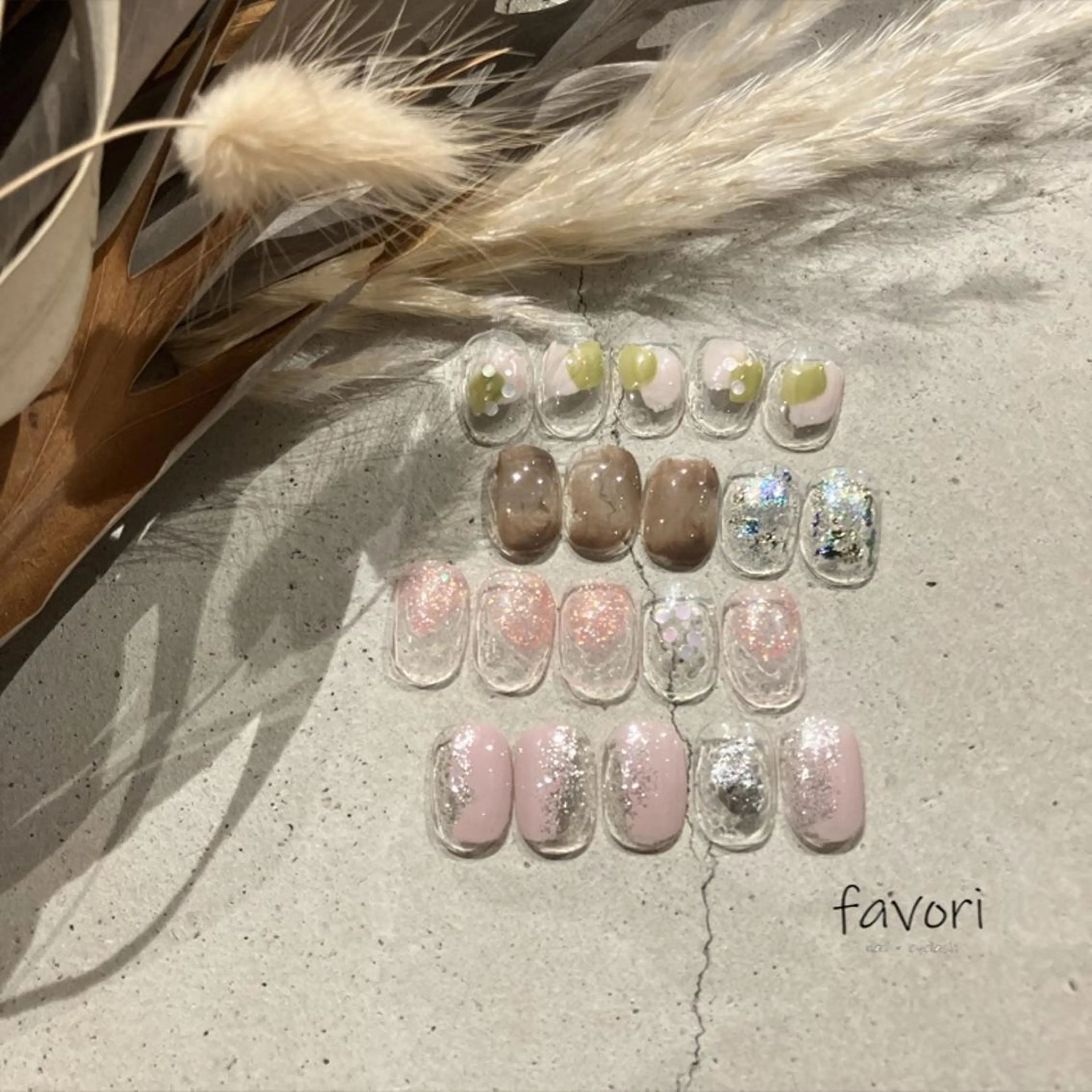 ネイル ハンドネイル favori金山 岩瀬のネイルデザイン