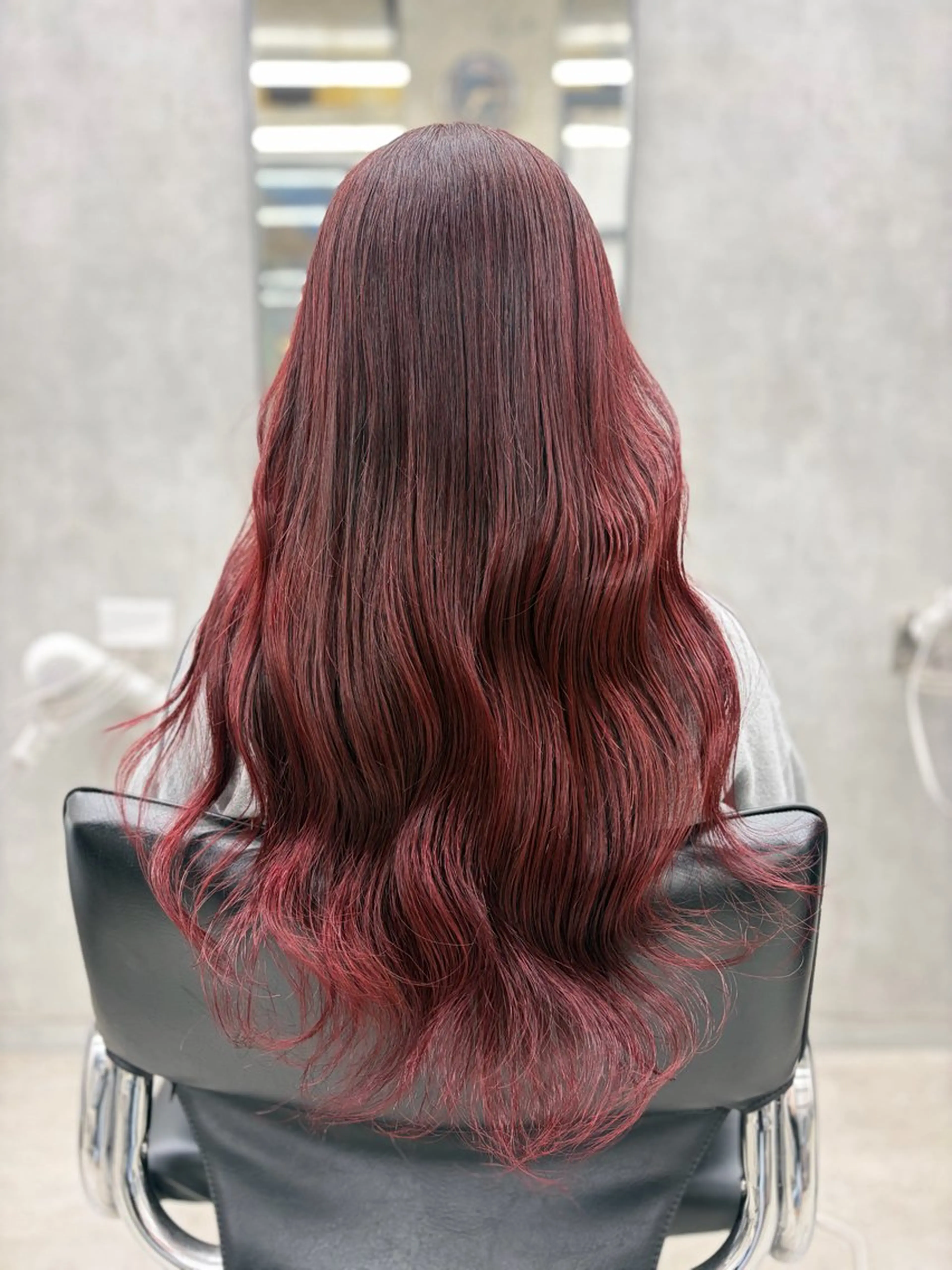 ロング カラー 髪質改善 縮毛矯正 トリートメント ヘアカラー 縮毛矯正 トリートメント すぐ巻ける縮毛矯正 🍀勝倉　麗のヘアスタイル