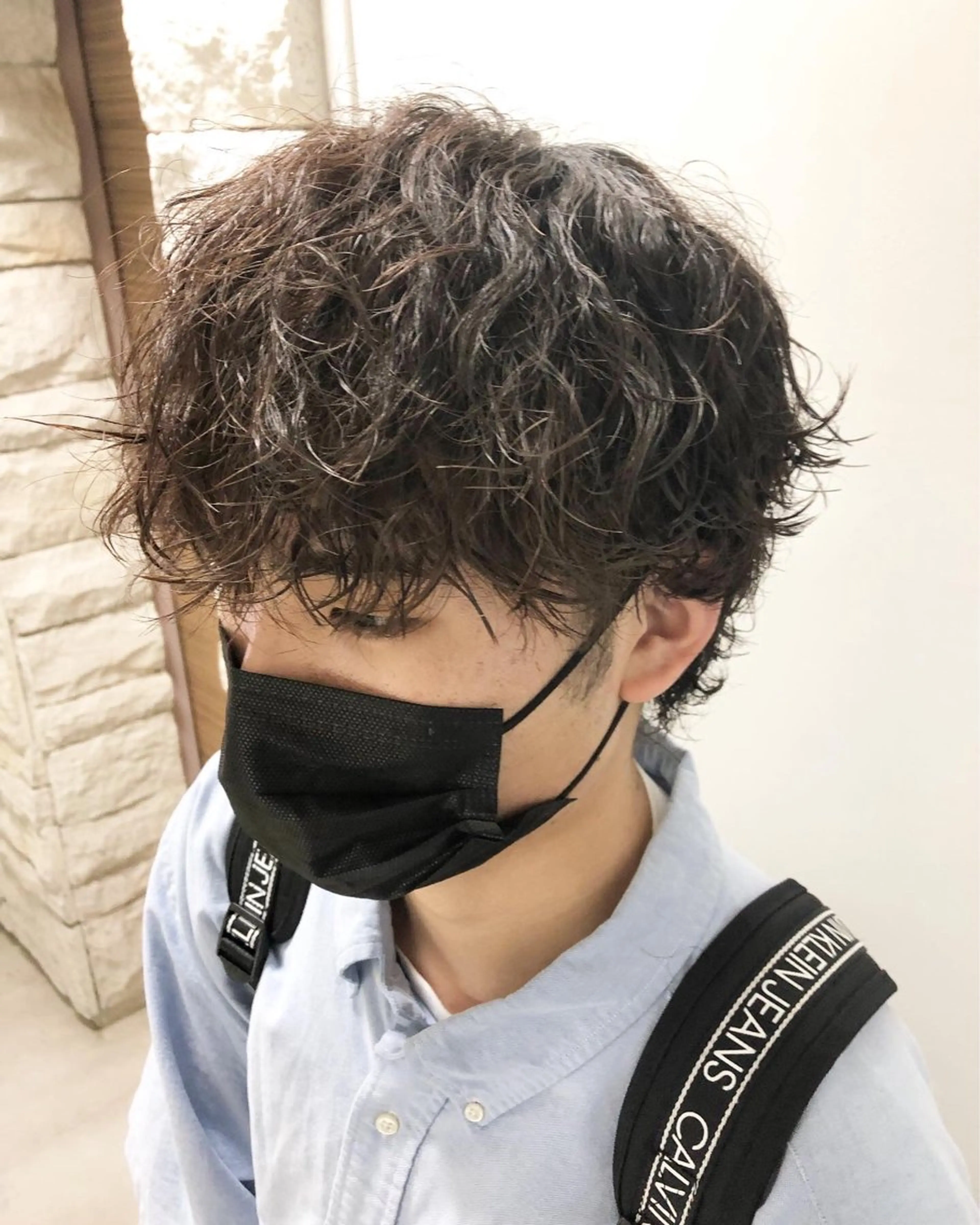 パーマ ヘアアレンジ メンズ カット パーマ トリートメント ヘアセット ainico+所属・メンズ特化✂️栗原 侑也のヘアスタイル
