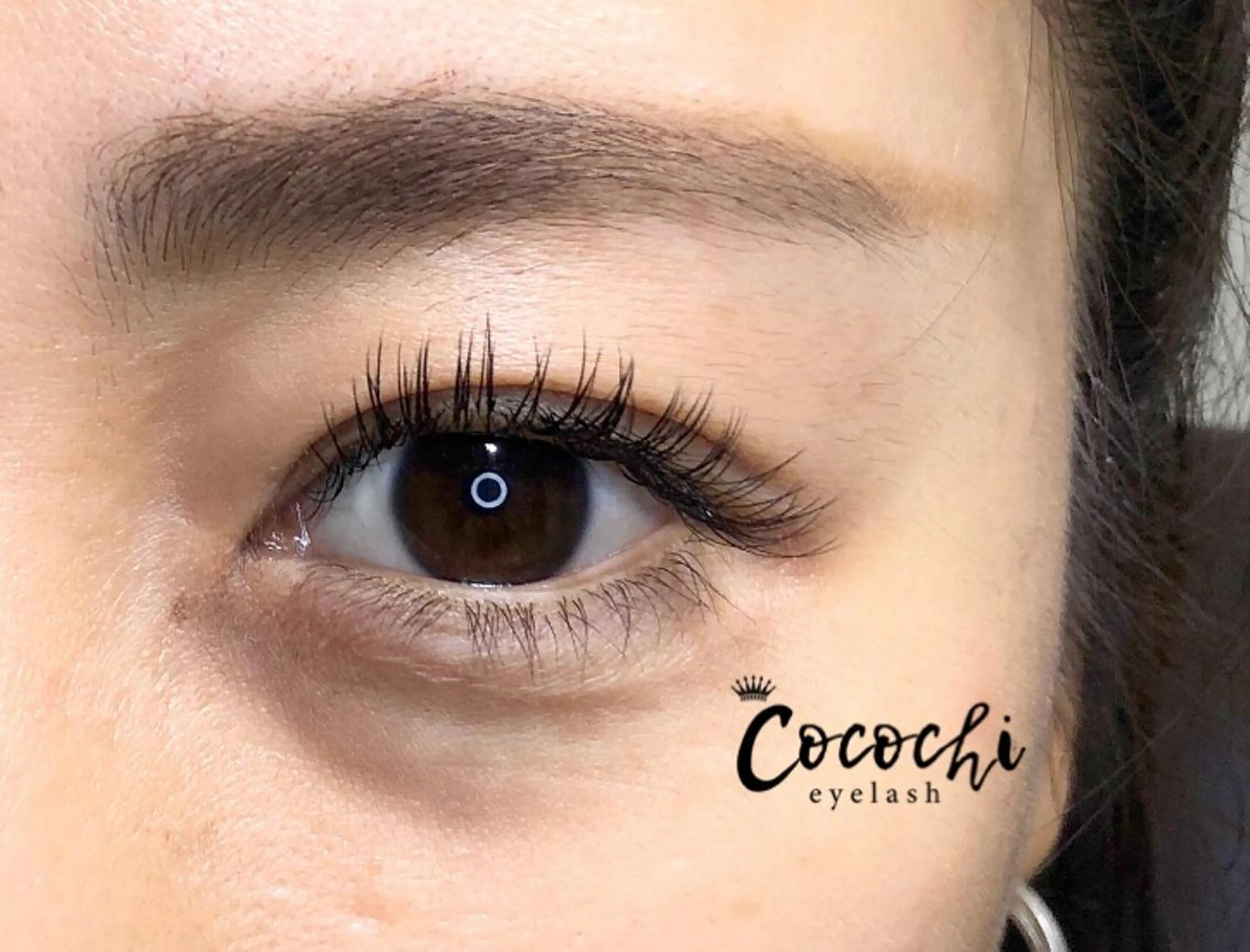マツエク・マツパ 付け放題 フラットラッシュ ran cocochiのマツエク・マツパデザイン