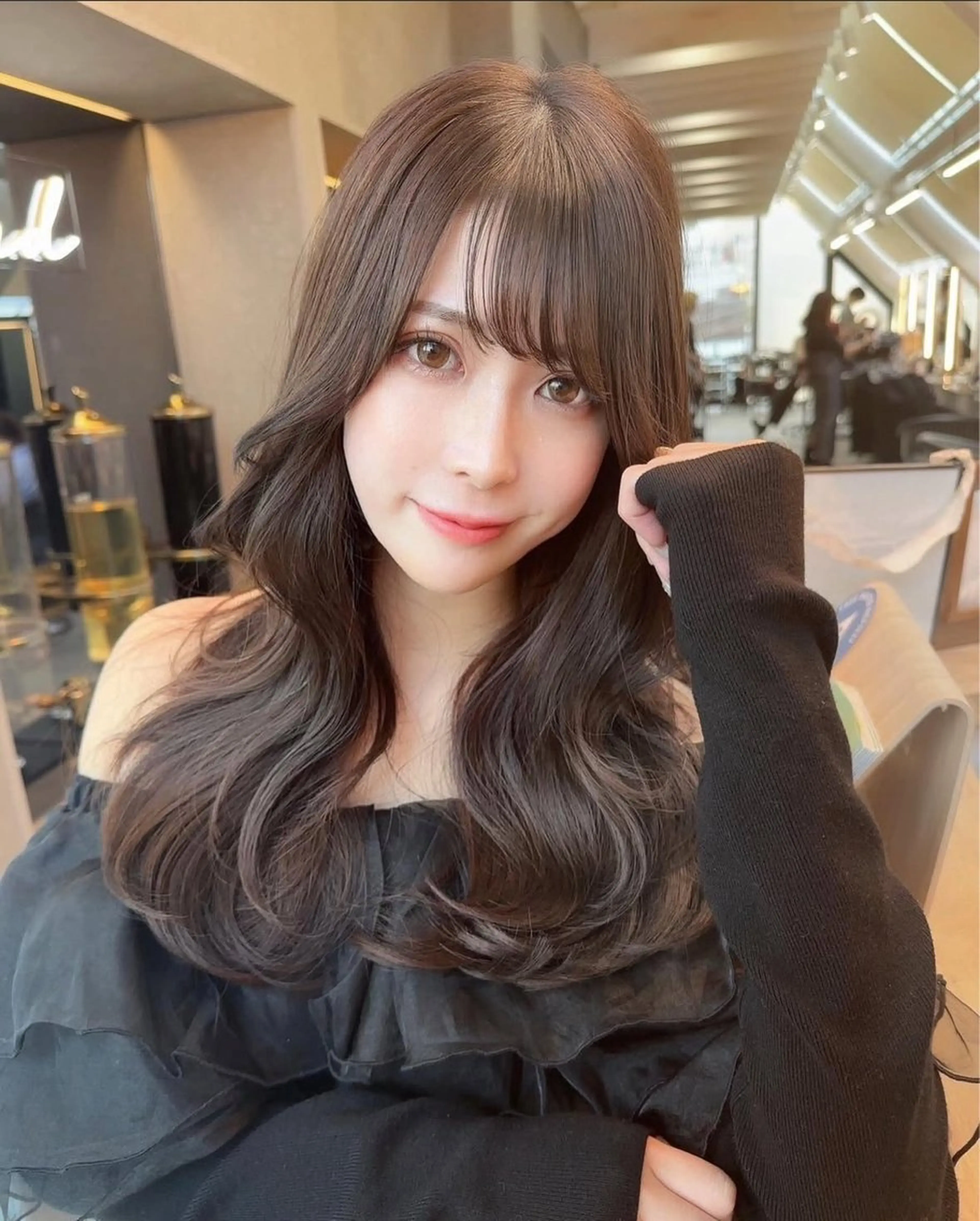 🌫️透明感カラー➕3stepトリートメントの写真