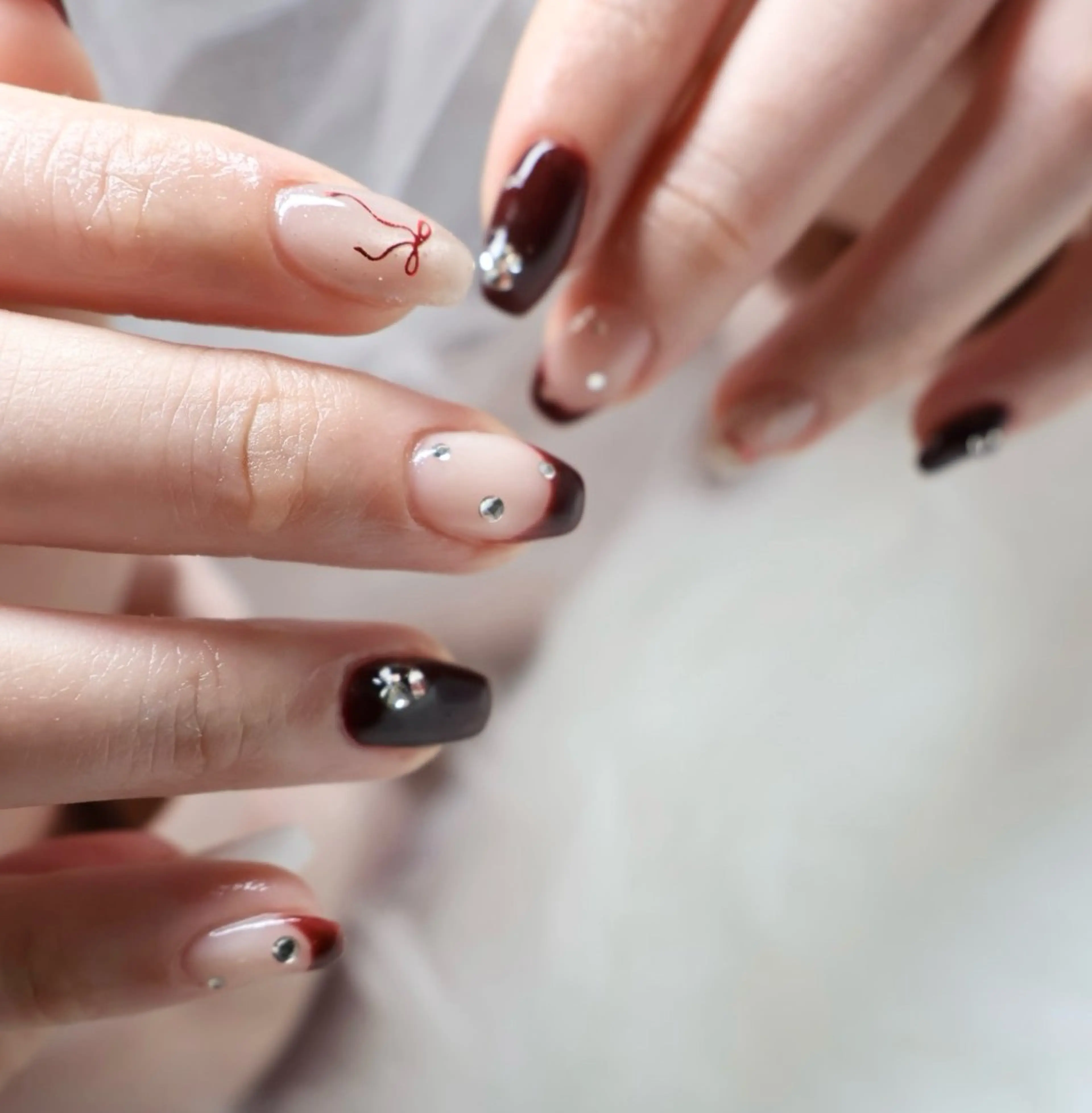 ミディアム ハンドネイル BLEU CIEL所属・bc_ sakuのネイルデザイン