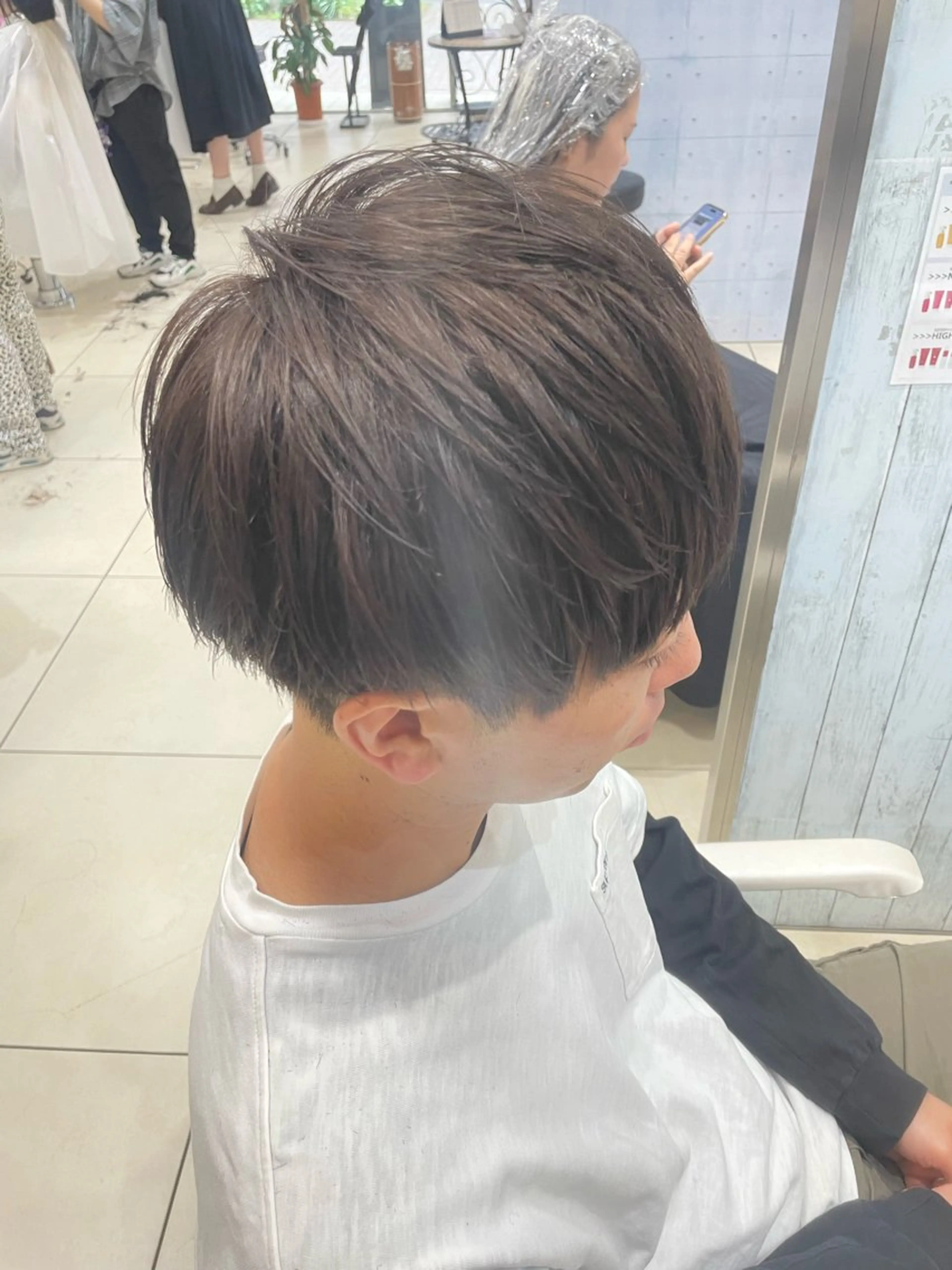 【🔥垢抜け男子コース🔥】メンズカット➕眉カット➕ワンカラーの写真