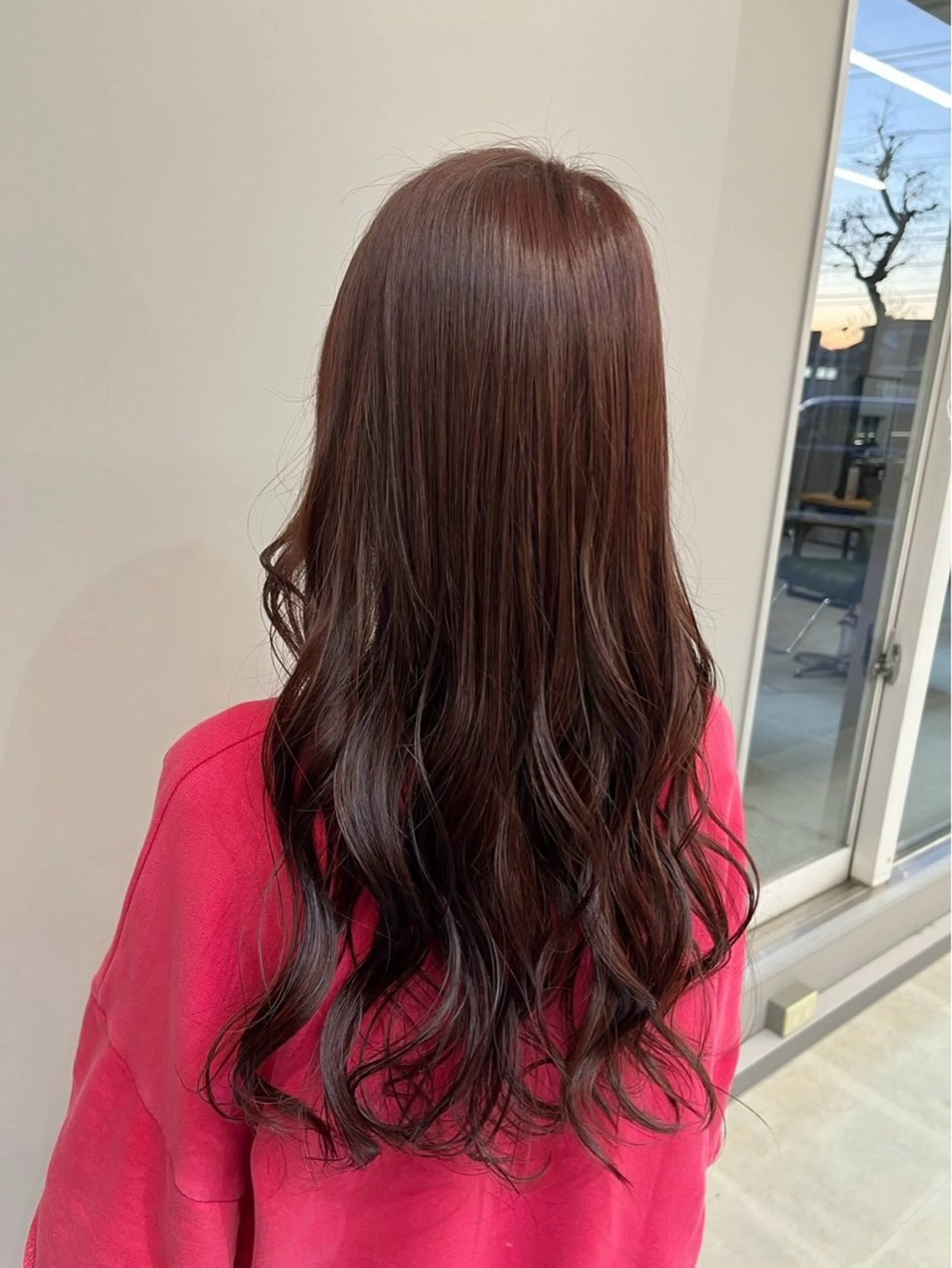 ロング カラー ブラウンカラー ナチュラルブラウン 中山 達斗のヘアスタイル