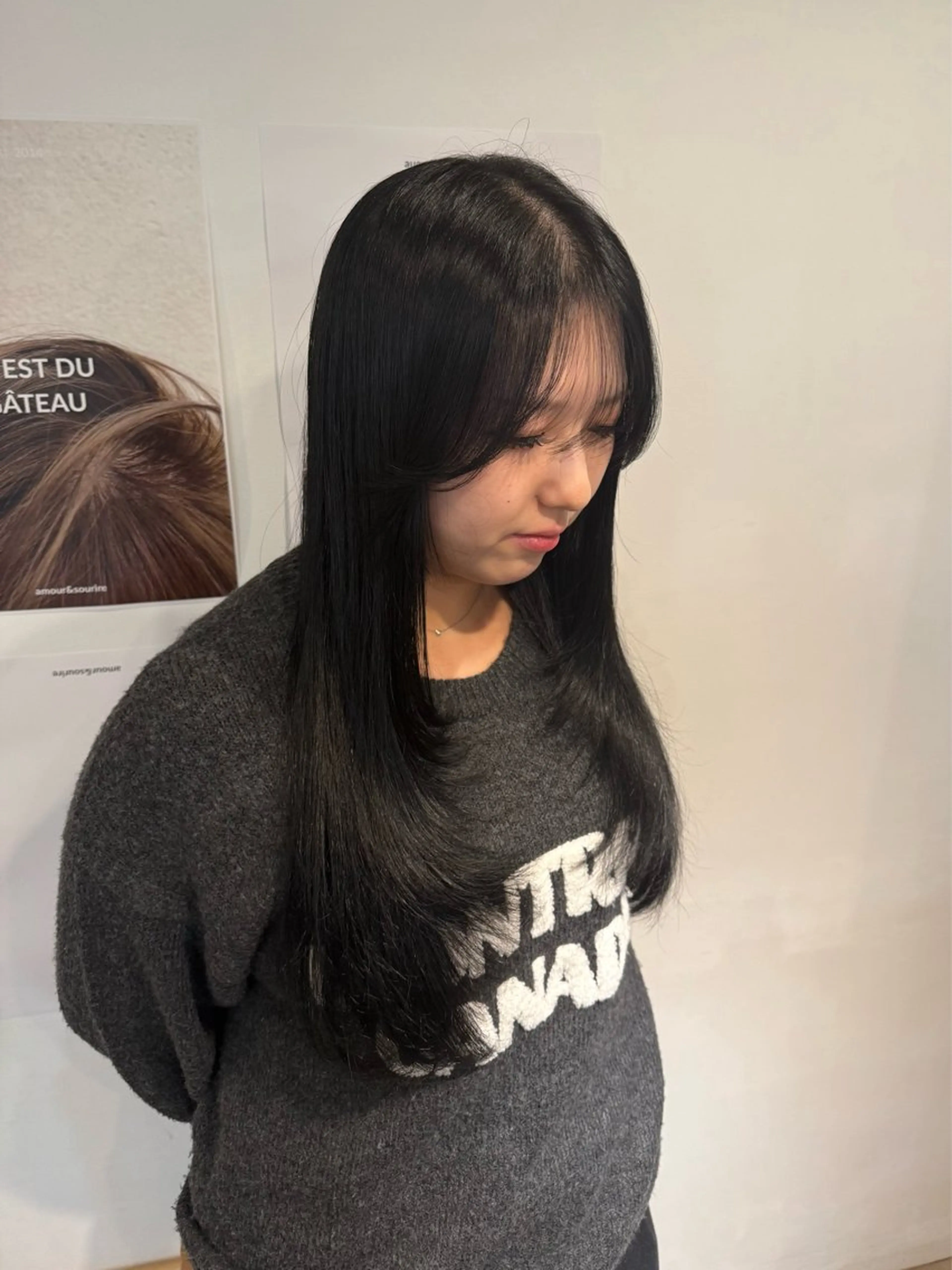 ロング カラー レイヤーカット カット ヘアカラー H 梅田所属・藤本 泰 / カットモデル様募集中のヘアスタイル