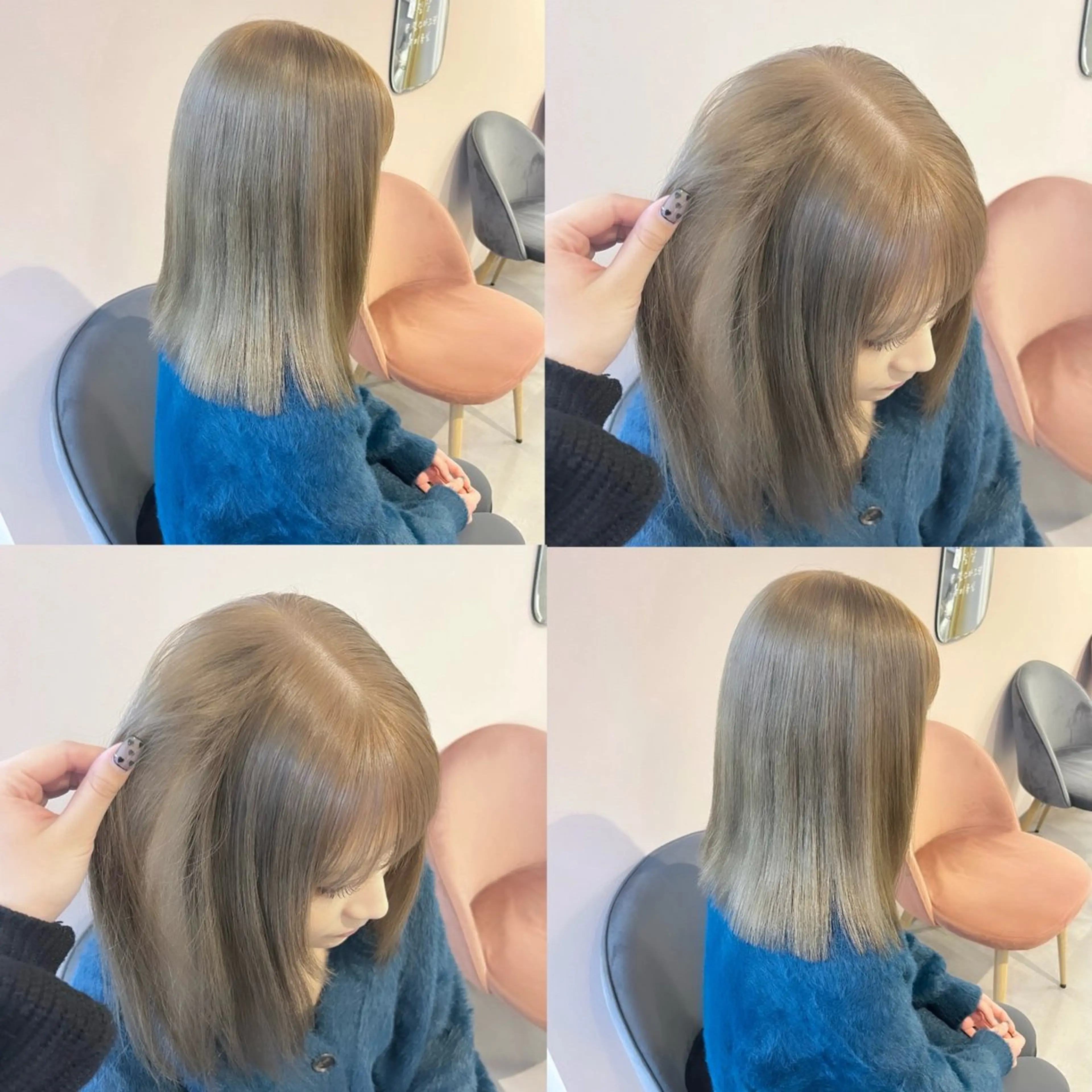 ミディアム ヘアカラー トリートメント 当日予約◎ risaのヘアスタイル