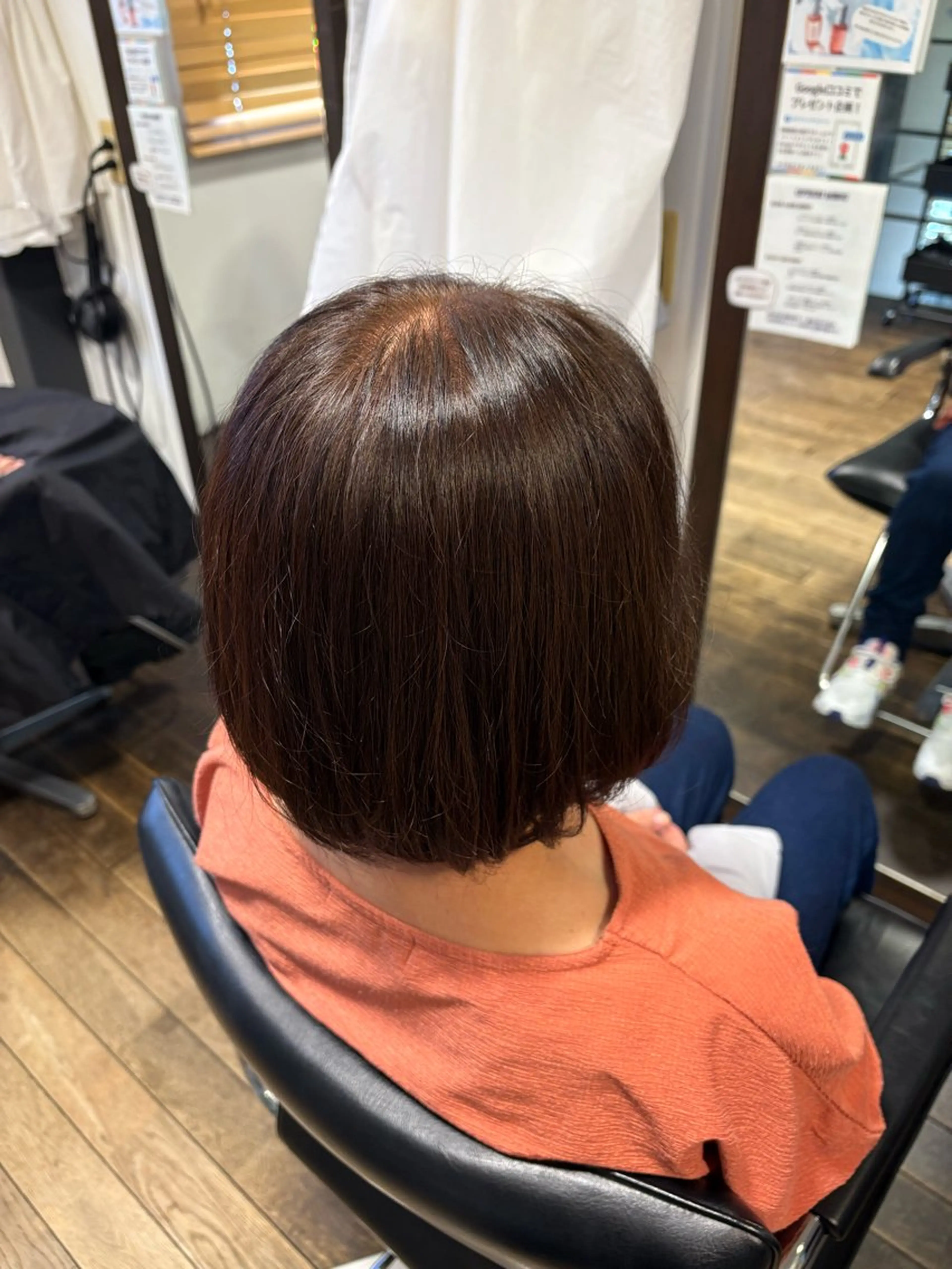 ミディアム カラー ブラウンカラー ナチュラルブラウン 奥山 和奏のヘアスタイル