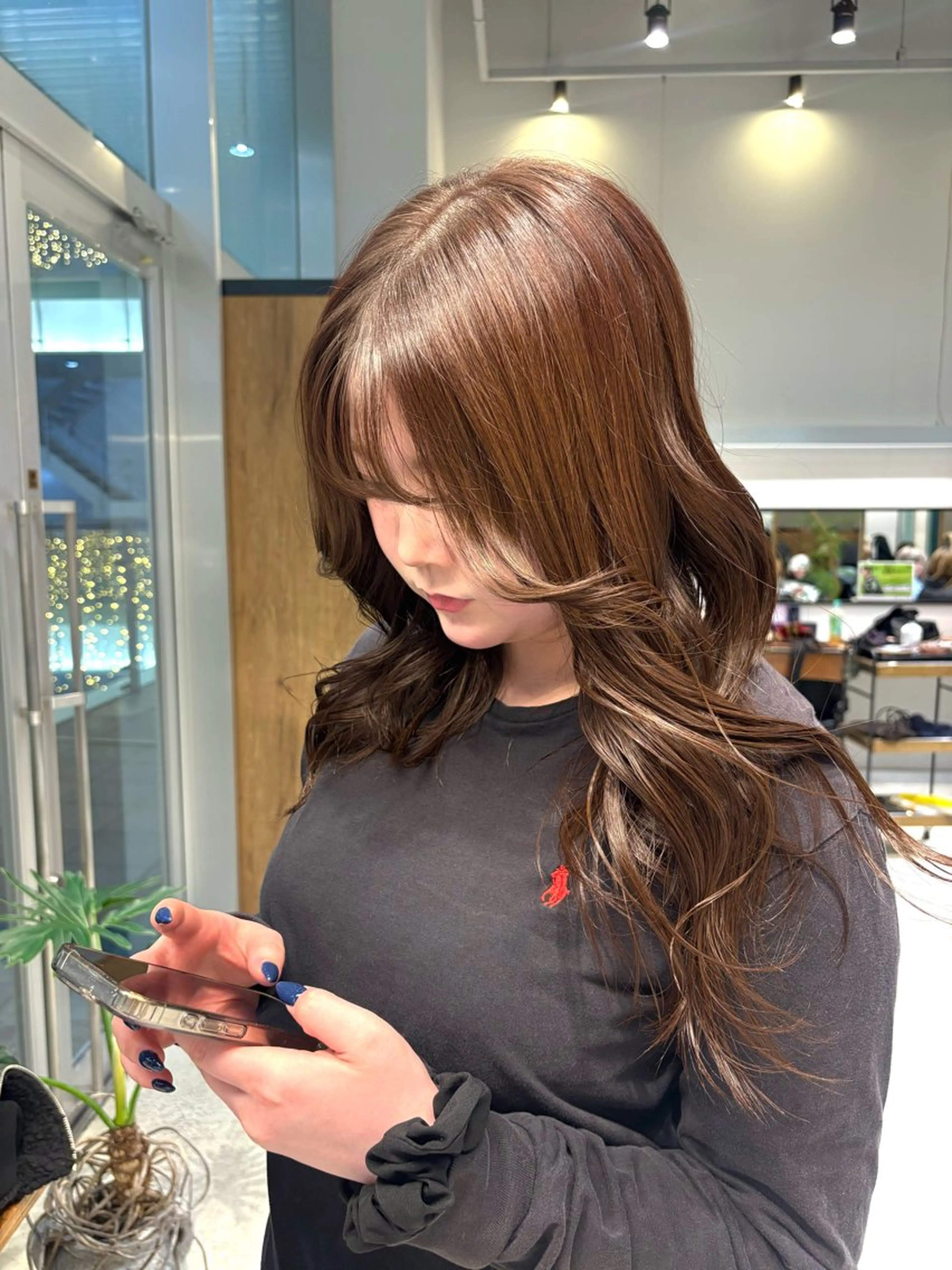 ロング カラー 市來 心優のヘアスタイル