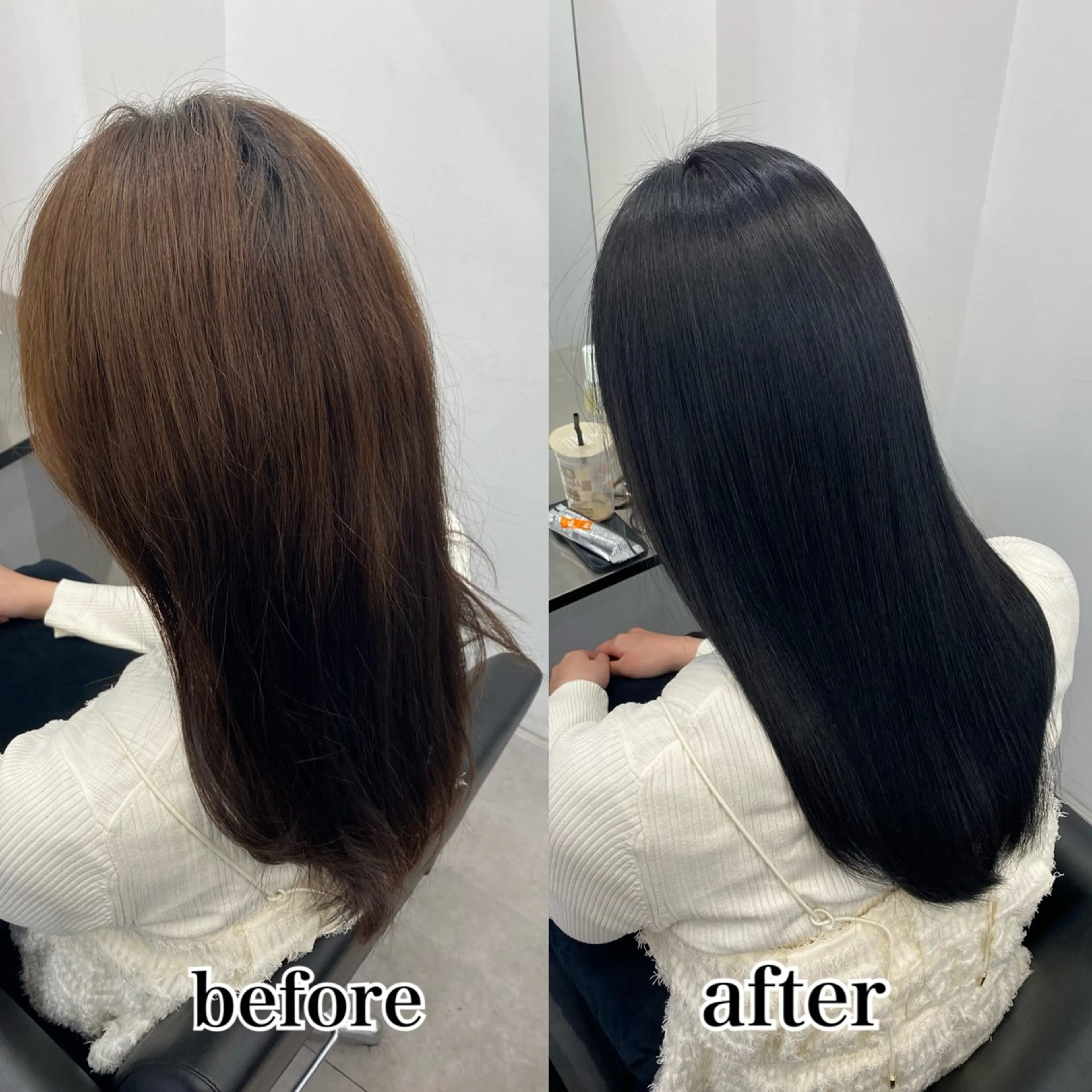 【髪質改善👩🏻🌺✨】酸性縮毛矯正＋似合わせcutの写真