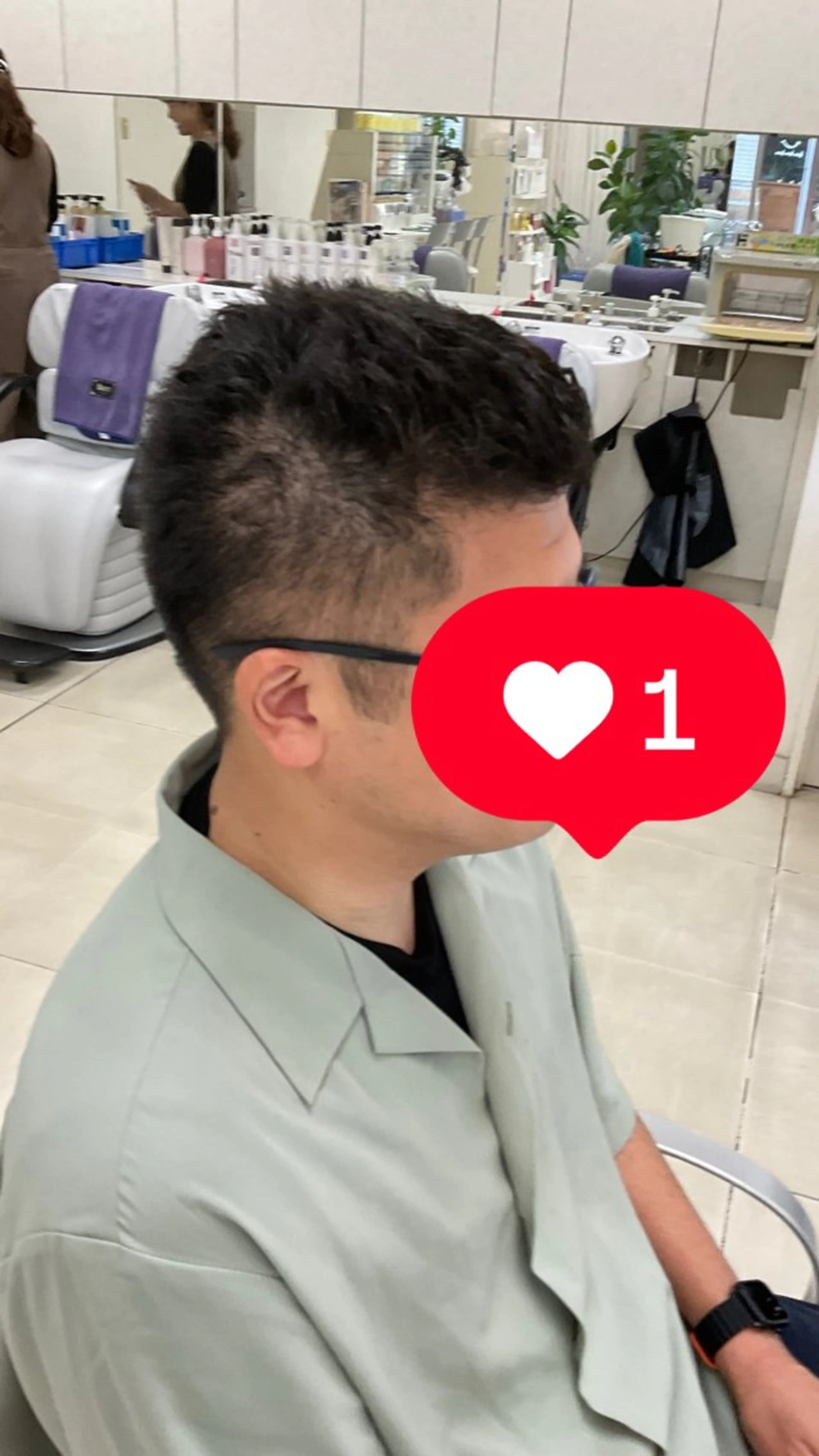 メンズ メンズパーマ タカハシ リナのヘアスタイル