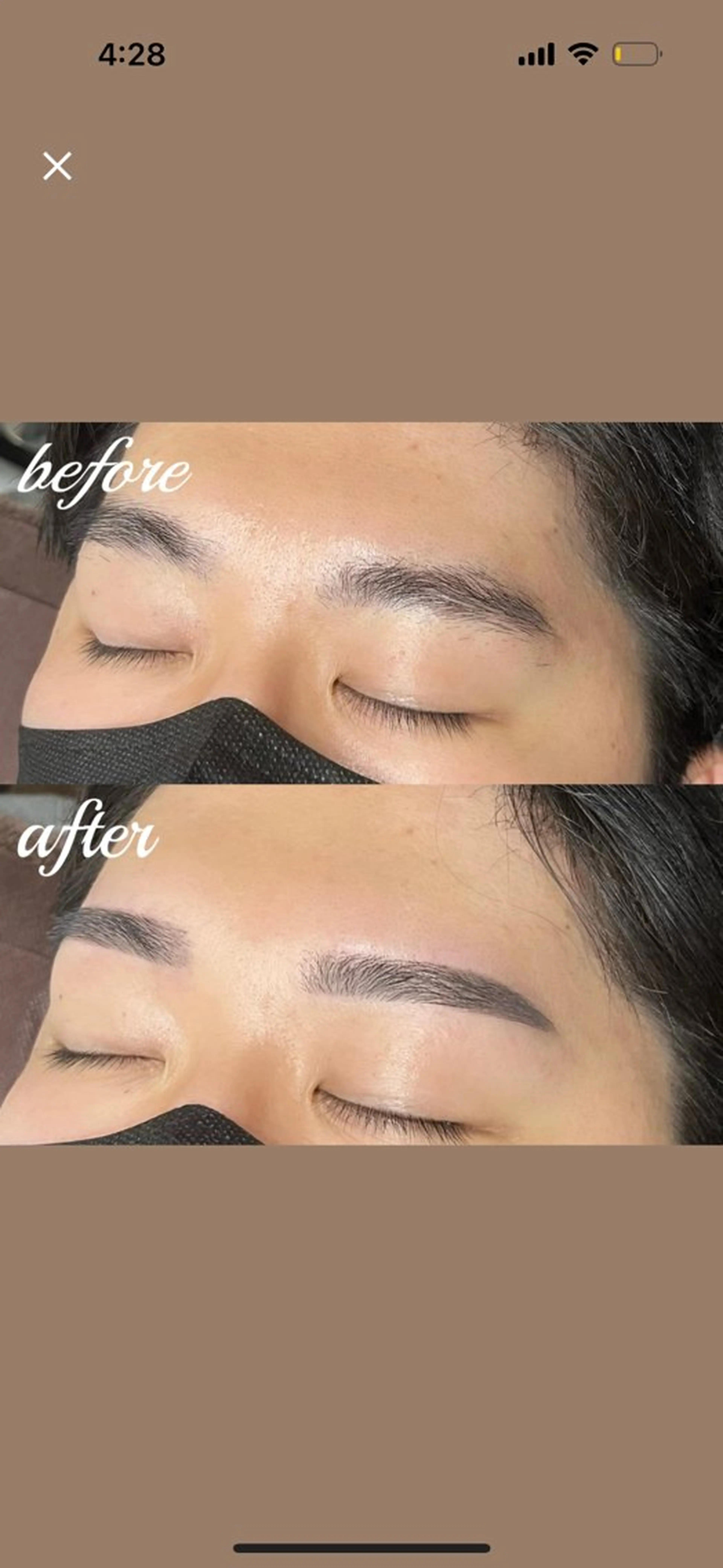 アイブロウ ワックス脱毛 眉カット その他(アイブロウ) 心斎橋🤍韓国.美眉 パリジェンヌ R..のマツエク・マツパデザイン