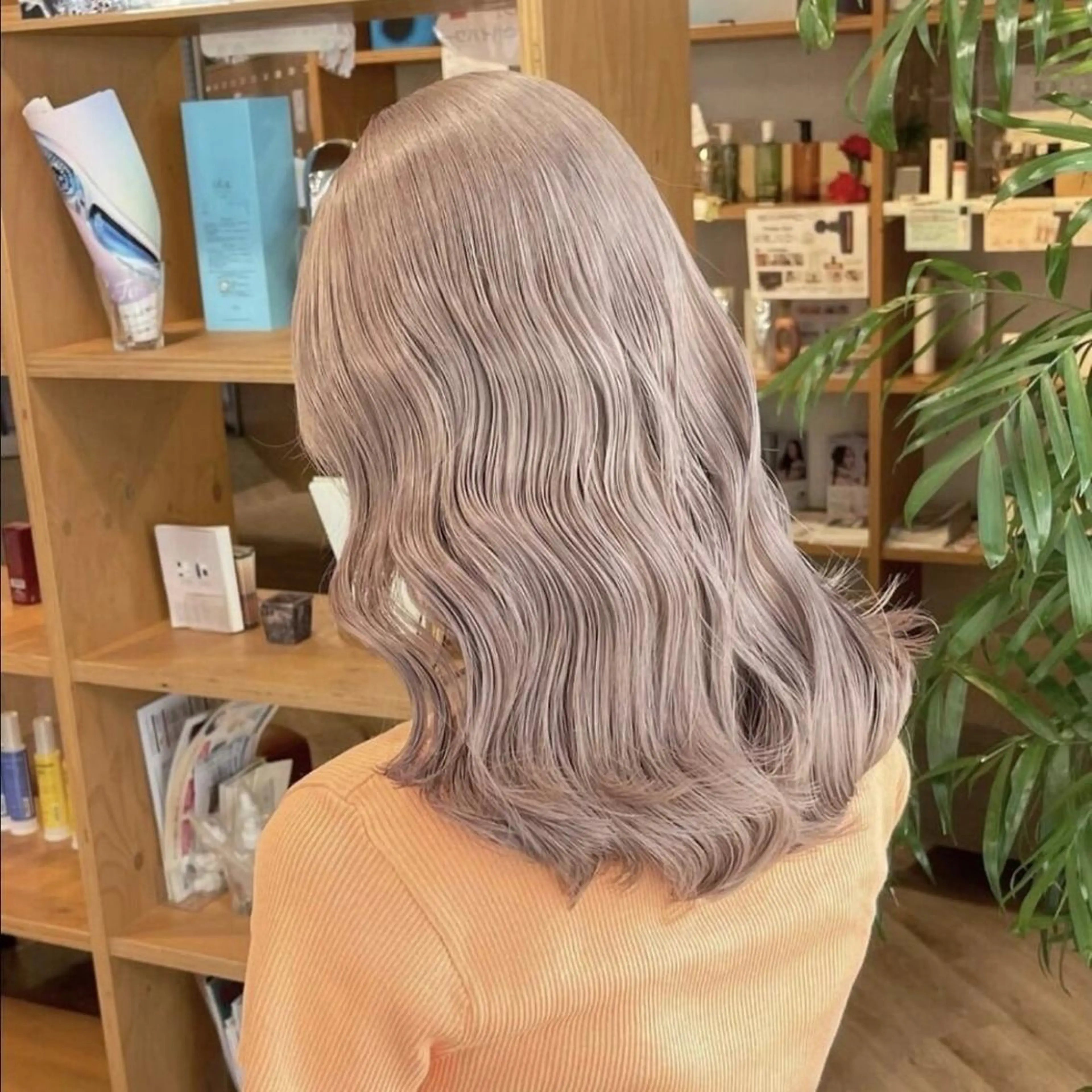 ロング 韓国風カラー ボブ 外国人風カラー ハイライト 髪質改善 江坂エリア最安値◎ ブリーチ*土田のヘアスタイル