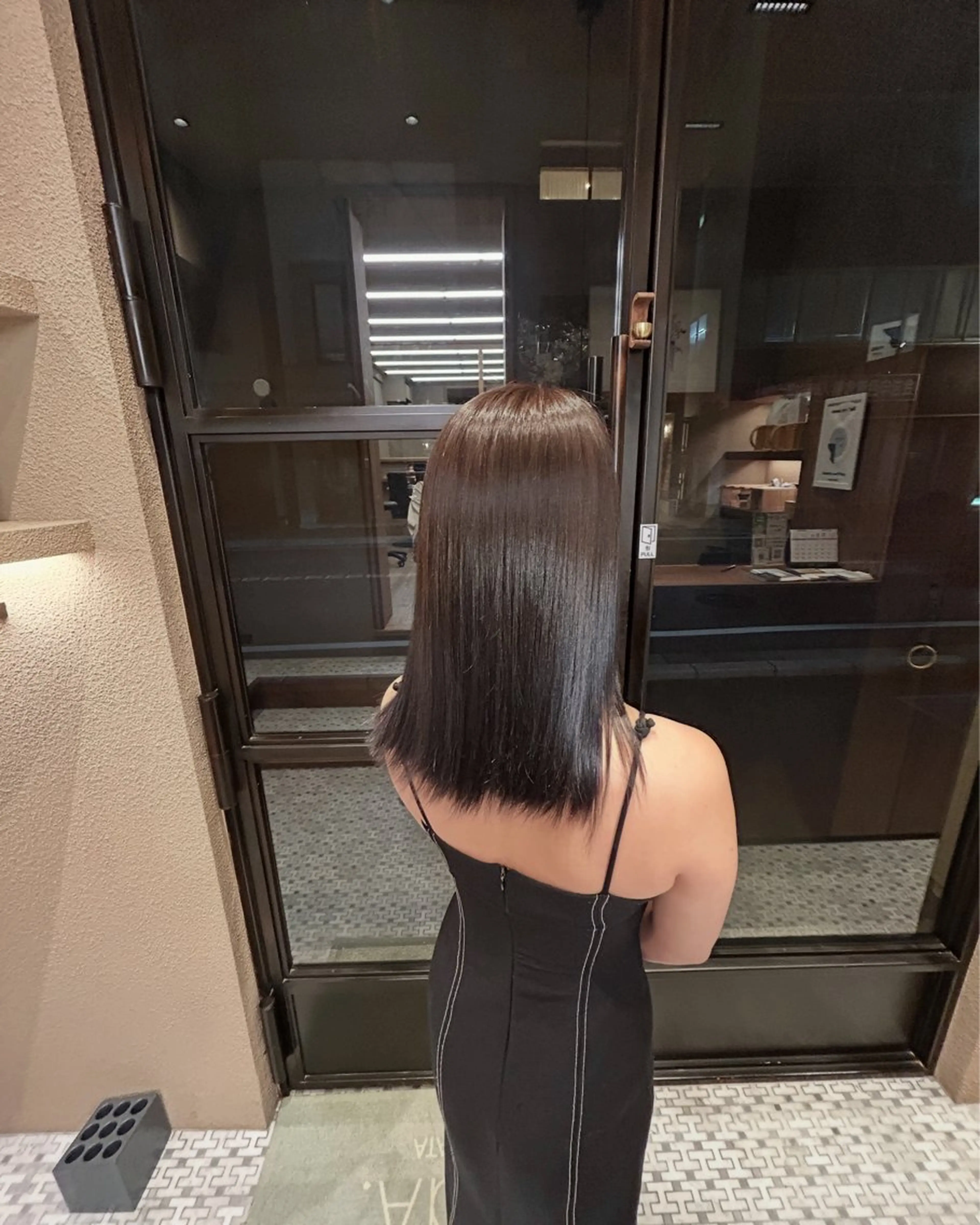 セミロング カラー ブラウンカラー カラー🫧/鎌倉 縮毛矯正/大空のヘアスタイル