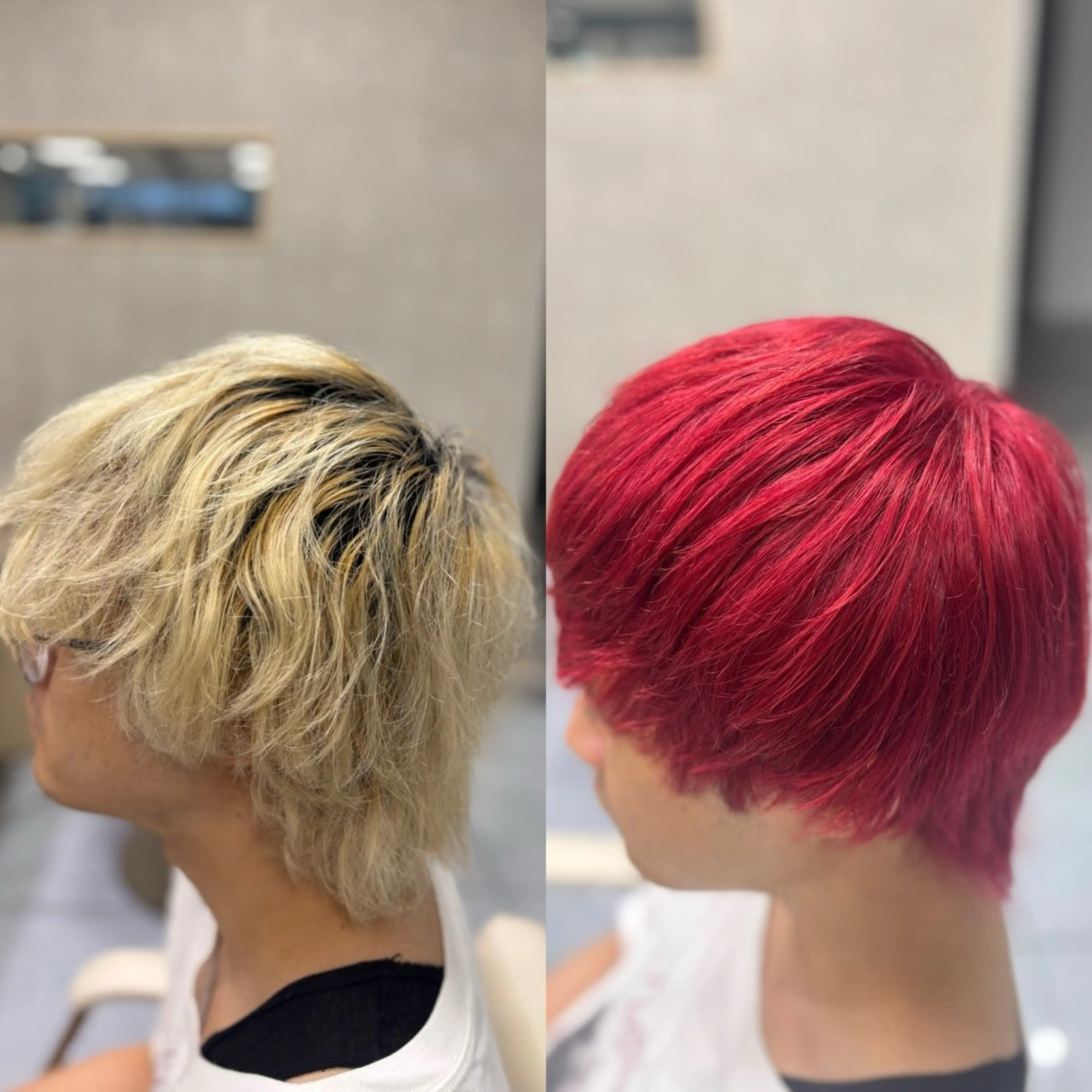 ショート カラー メンズ ヘアカラー メンズ特化韓国風 パーマスタイル/りんのヘアスタイル